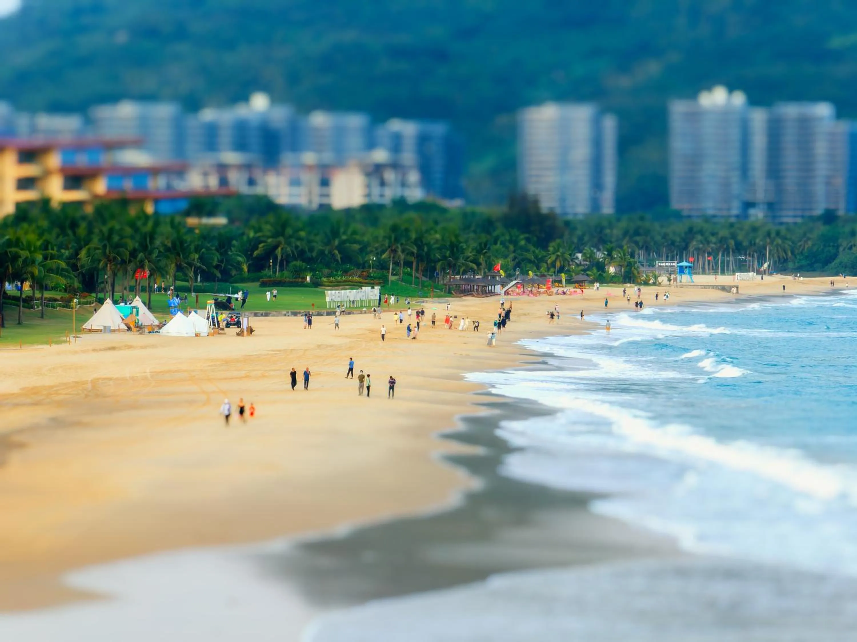 Beach in The Westin Shimei Bay Resort