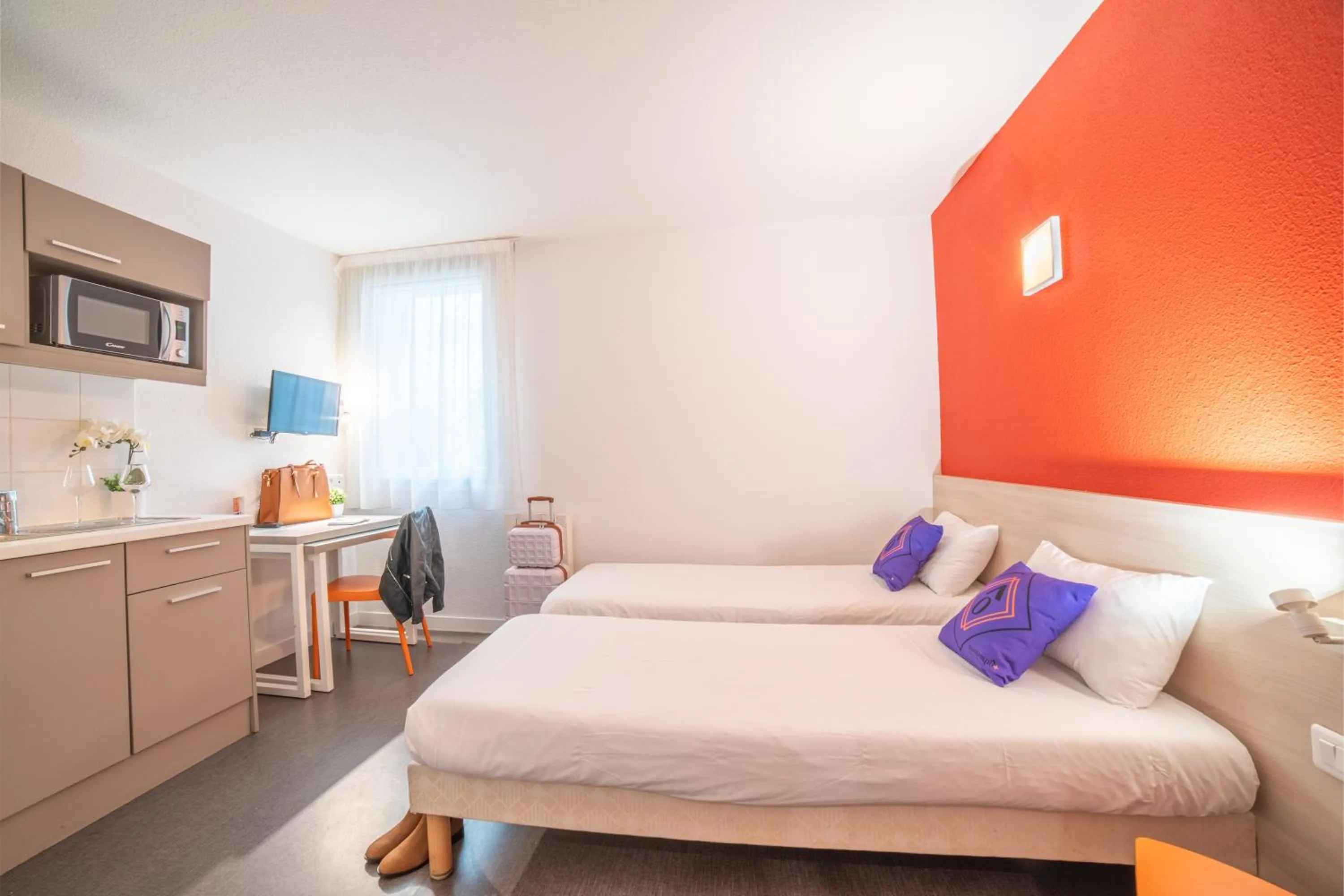 Twin Studio in Montempô Apparthôtel Paris-Vélizy