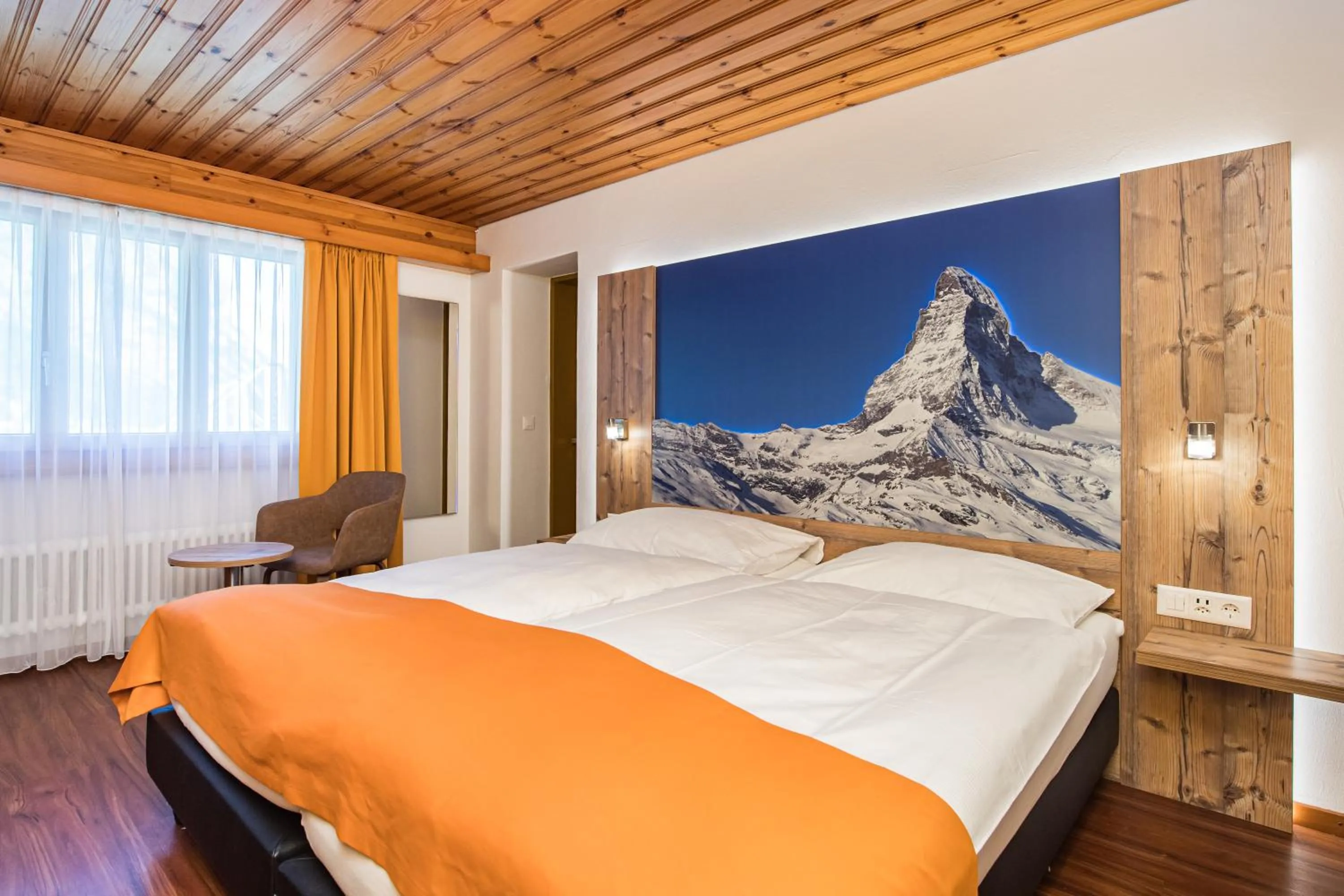 Bed in Hotel Taescherhof