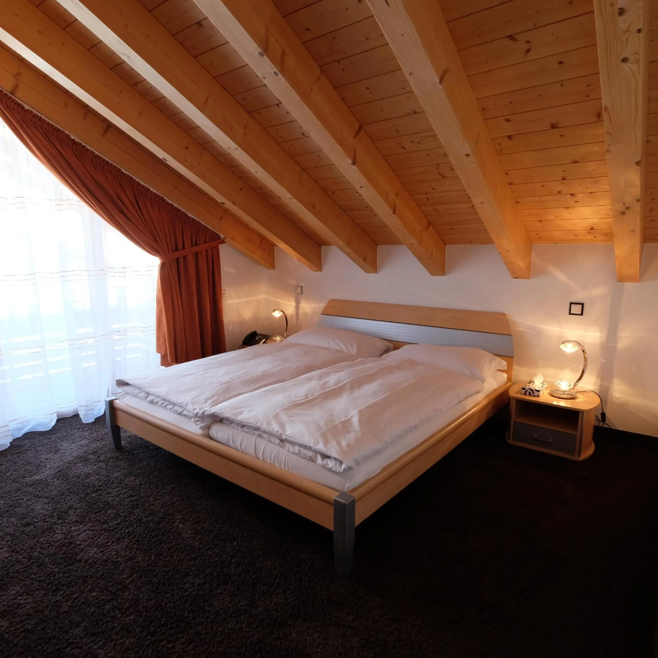 Bed in Hotel Taescherhof