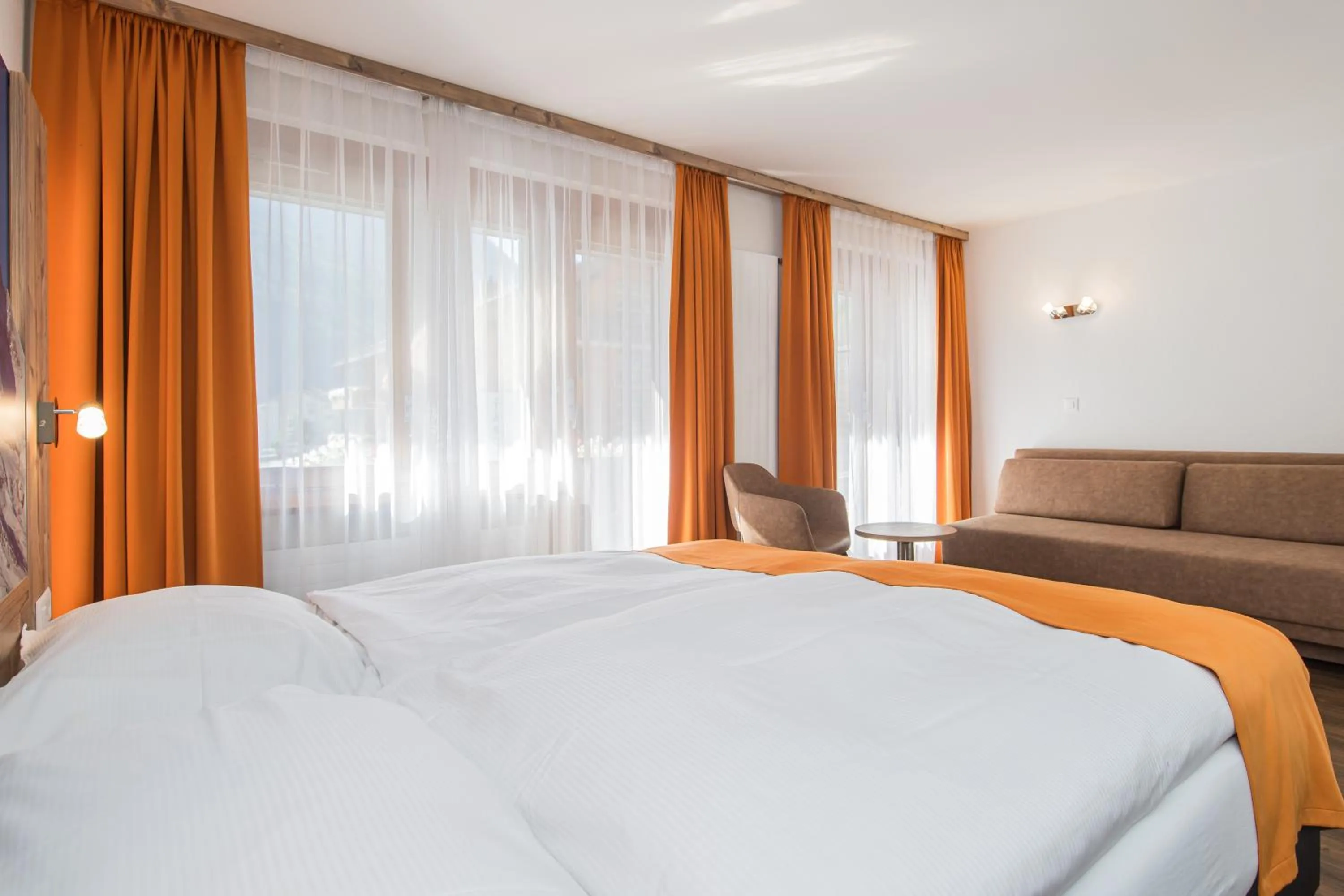 Bed in Hotel Taescherhof