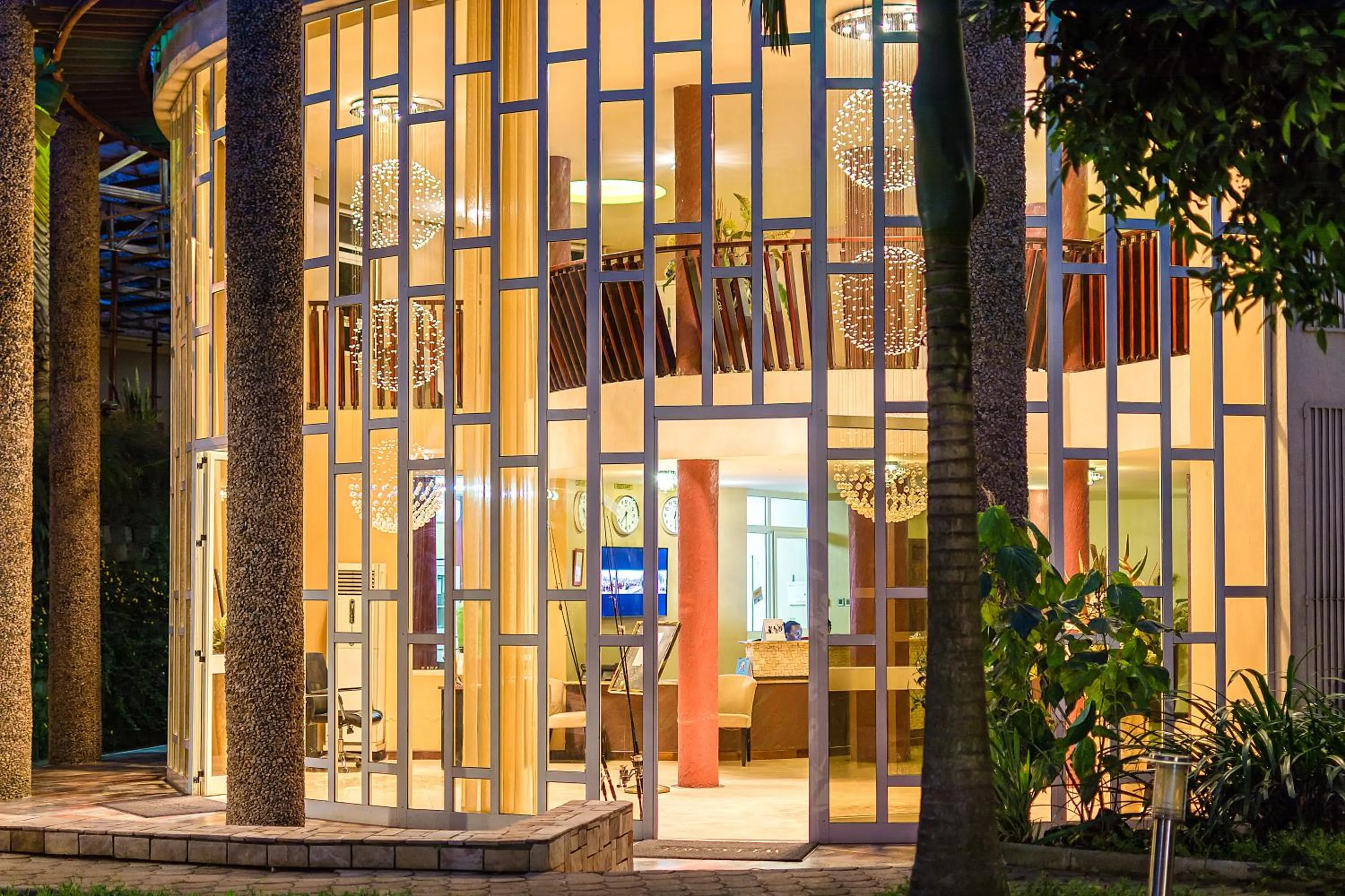 Facade/entrance in Imperial Heights Hotel, Entebbe