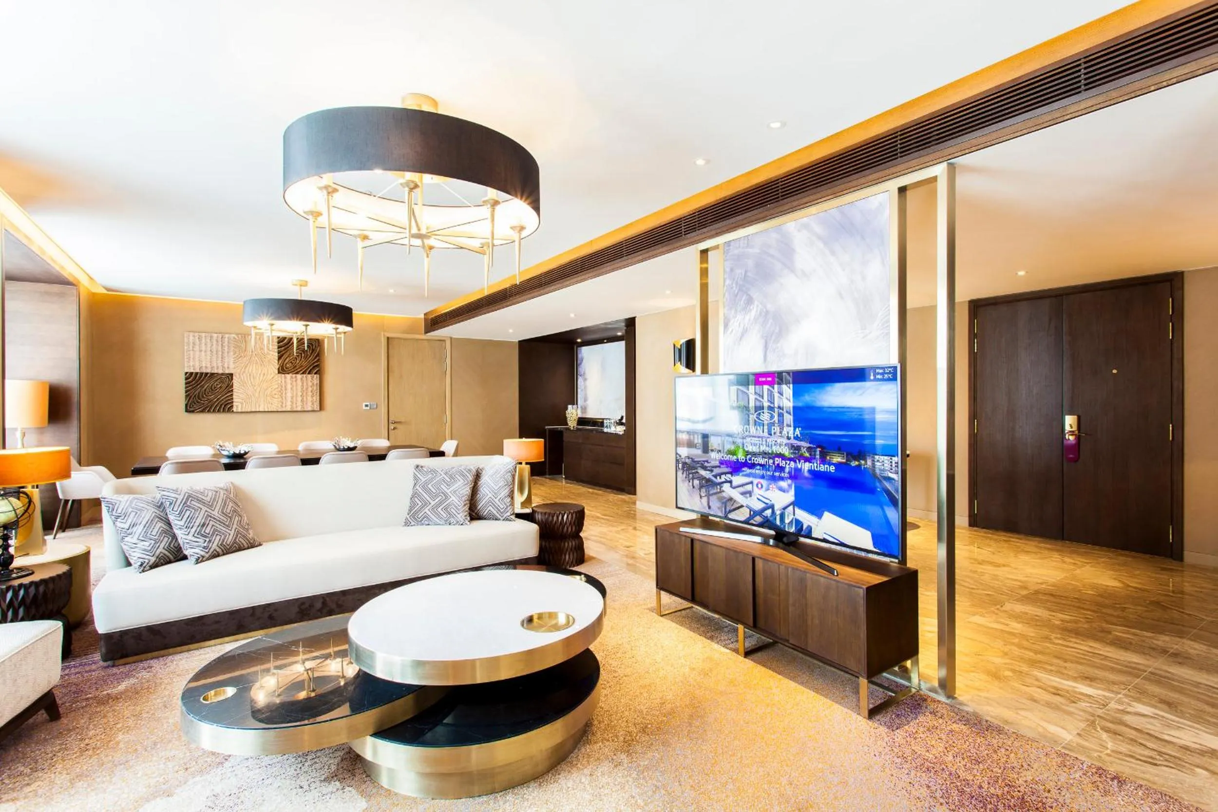 Photo of the whole room, Bed in Crowne Plaza Vientiane by IHG