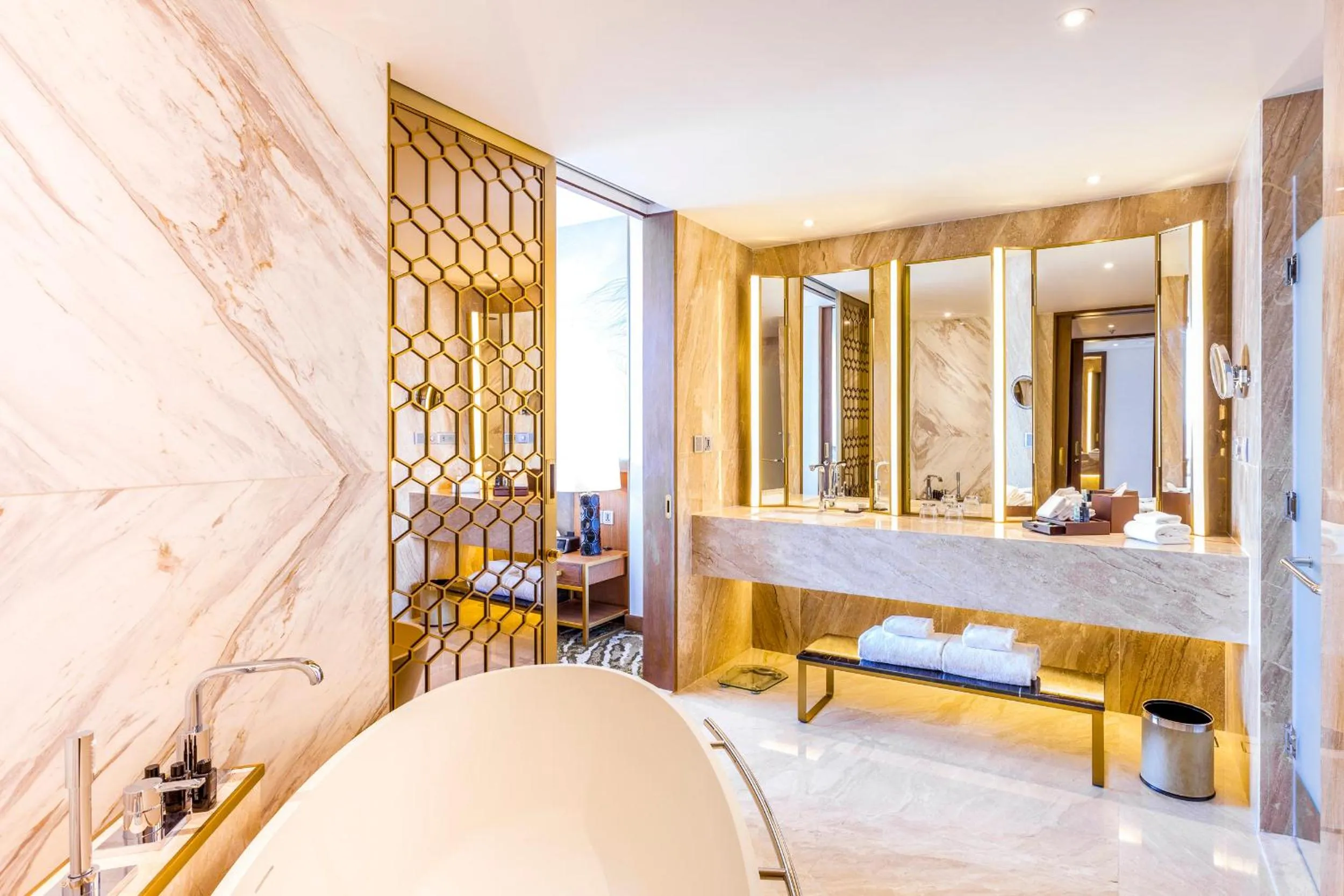 Bathroom in Crowne Plaza Vientiane by IHG