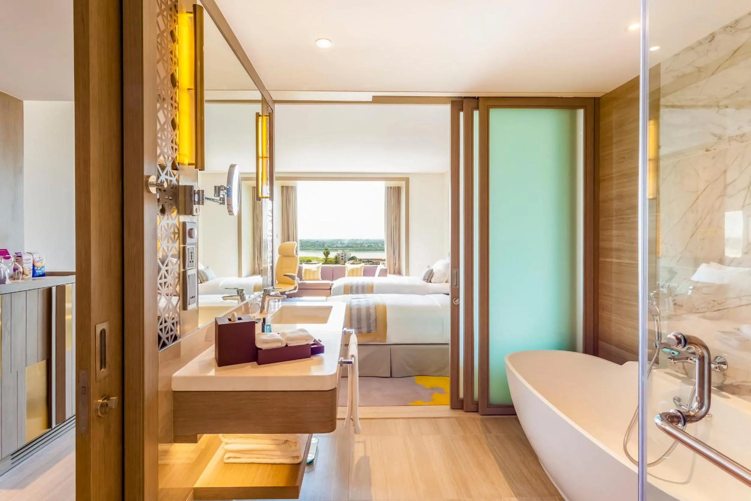 Bathroom in Crowne Plaza Vientiane by IHG