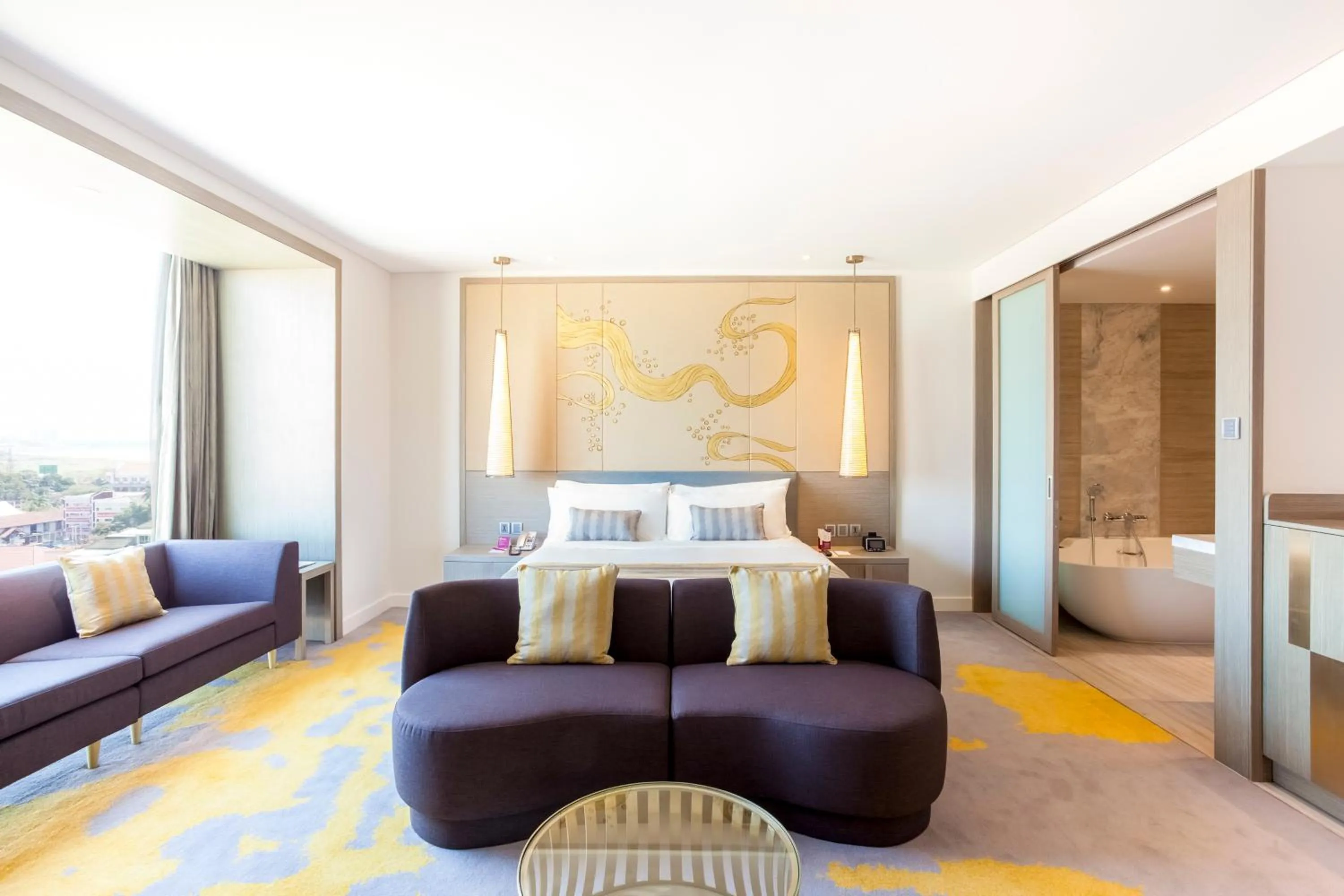 Bed in Crowne Plaza Vientiane by IHG