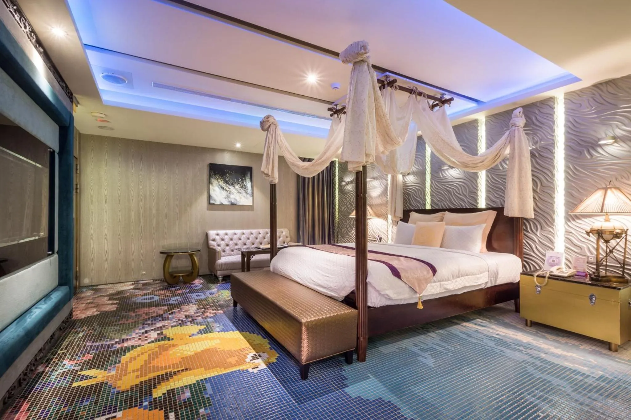 Bed in Merry Day Motel Zhonghe Branch