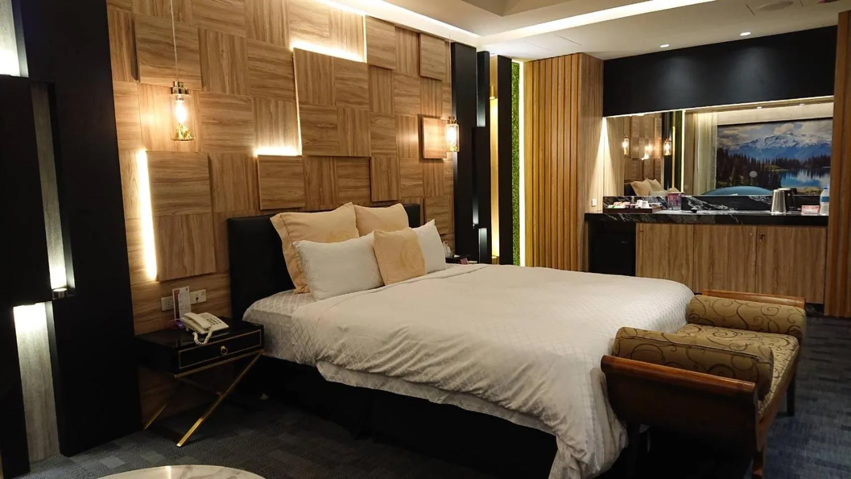 Bed in Merry Day Motel Zhonghe Branch