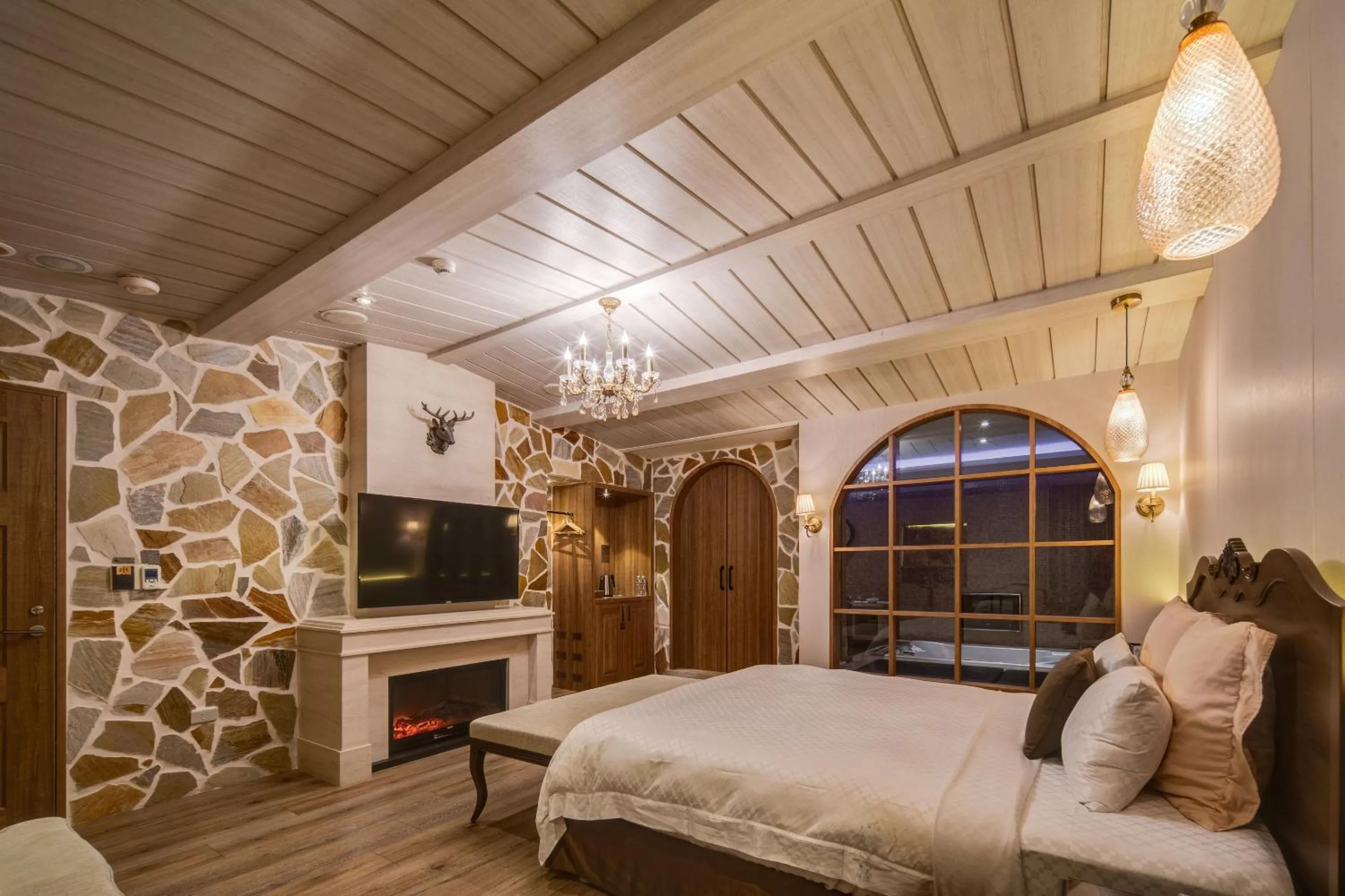 Bed in Merry Day Motel Zhonghe Branch