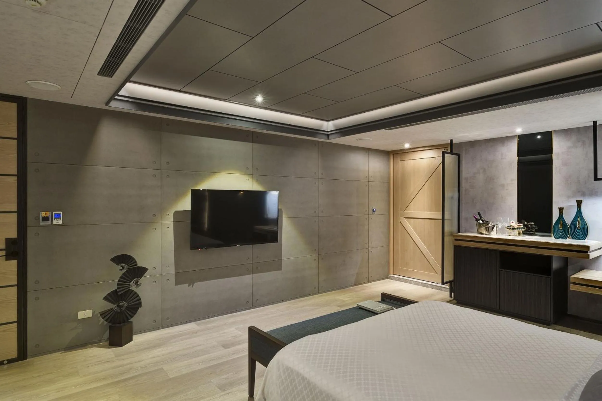 TV and multimedia, Bed in Merry Day Motel Zhonghe Branch