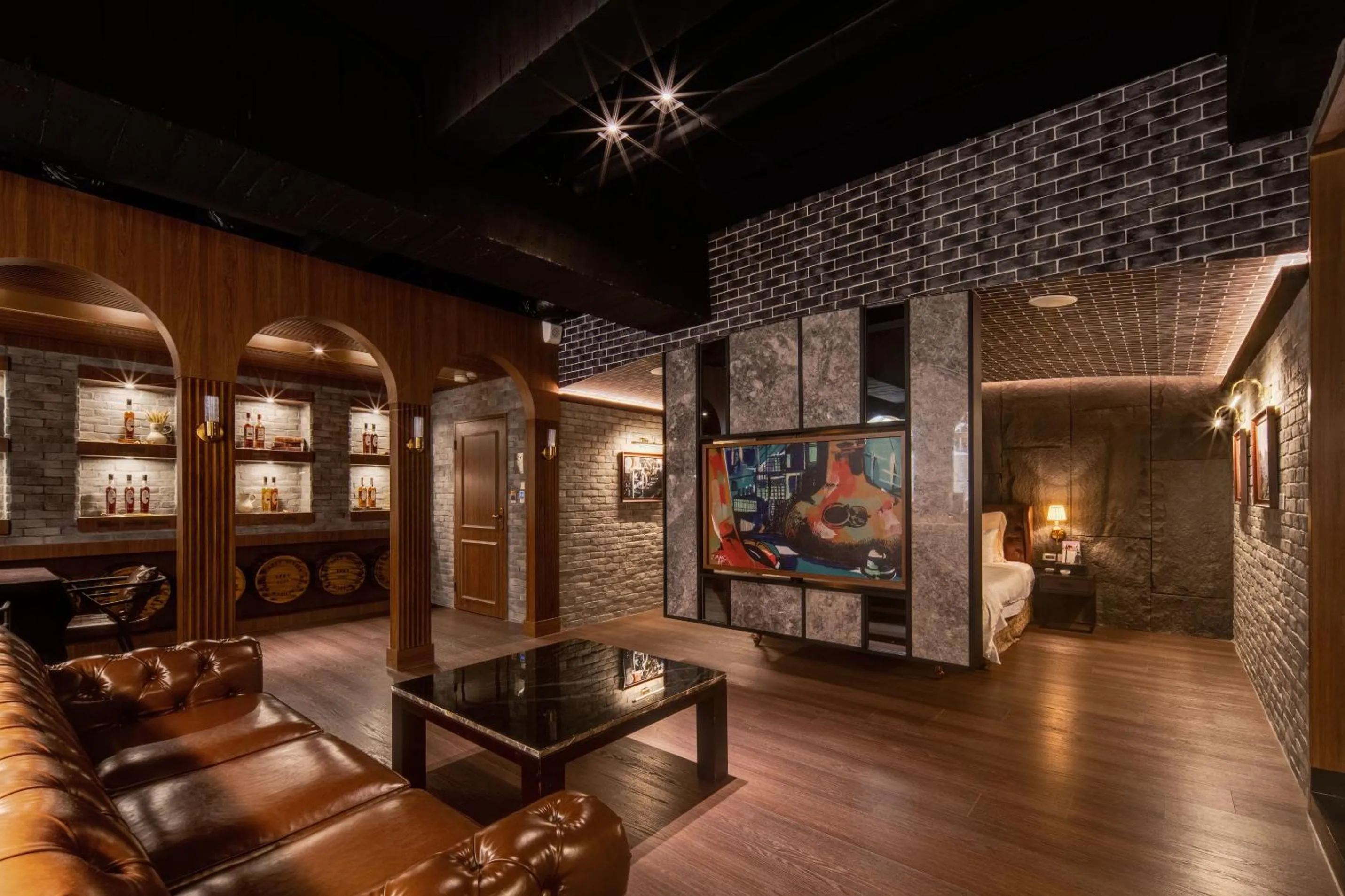 Seating area in Merry Day Motel Zhonghe Branch