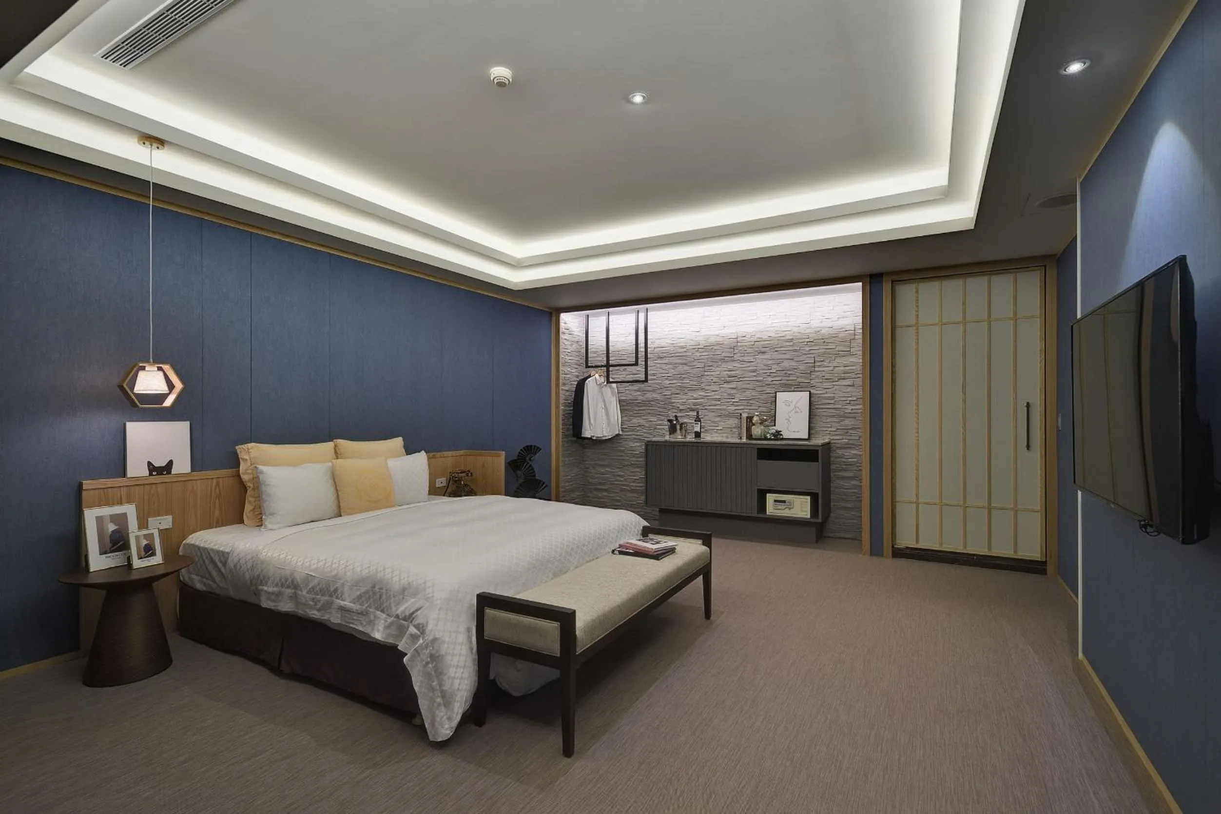 Bed in Merry Day Motel Zhonghe Branch