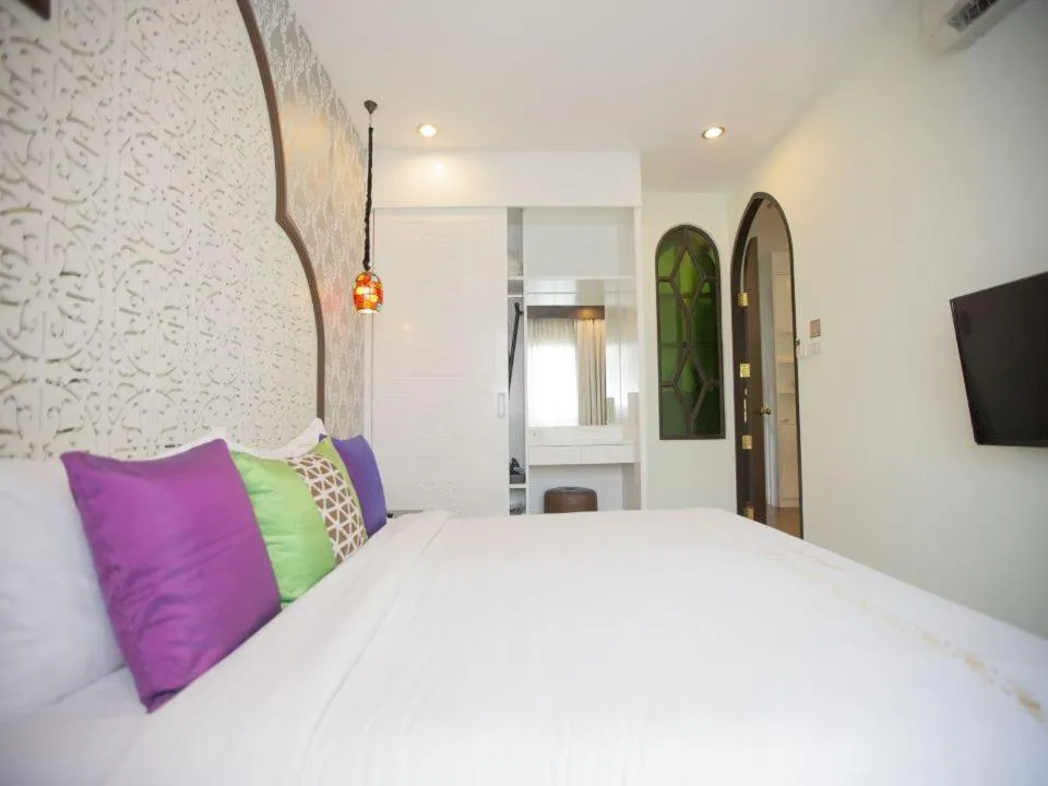 Bed in The Grand Morocc Hotel