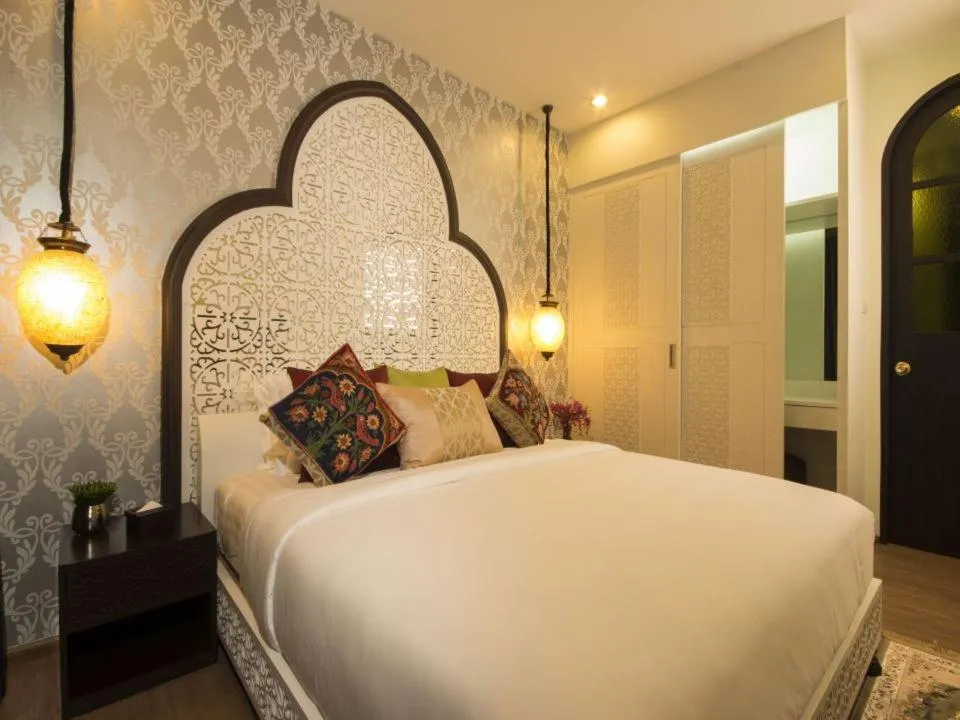 Bed in The Grand Morocc Hotel