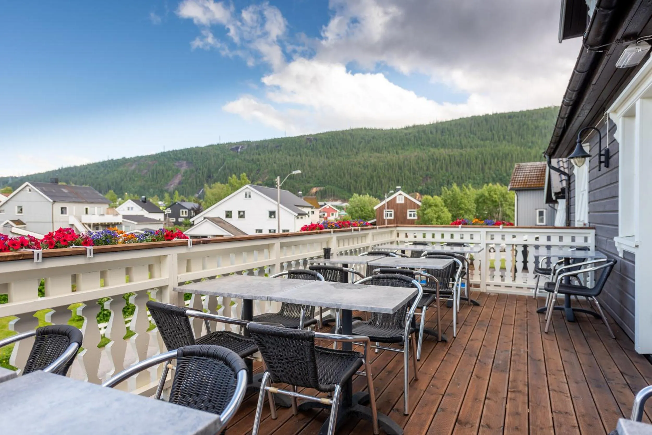 Natural landscape in Mo Gjestegård