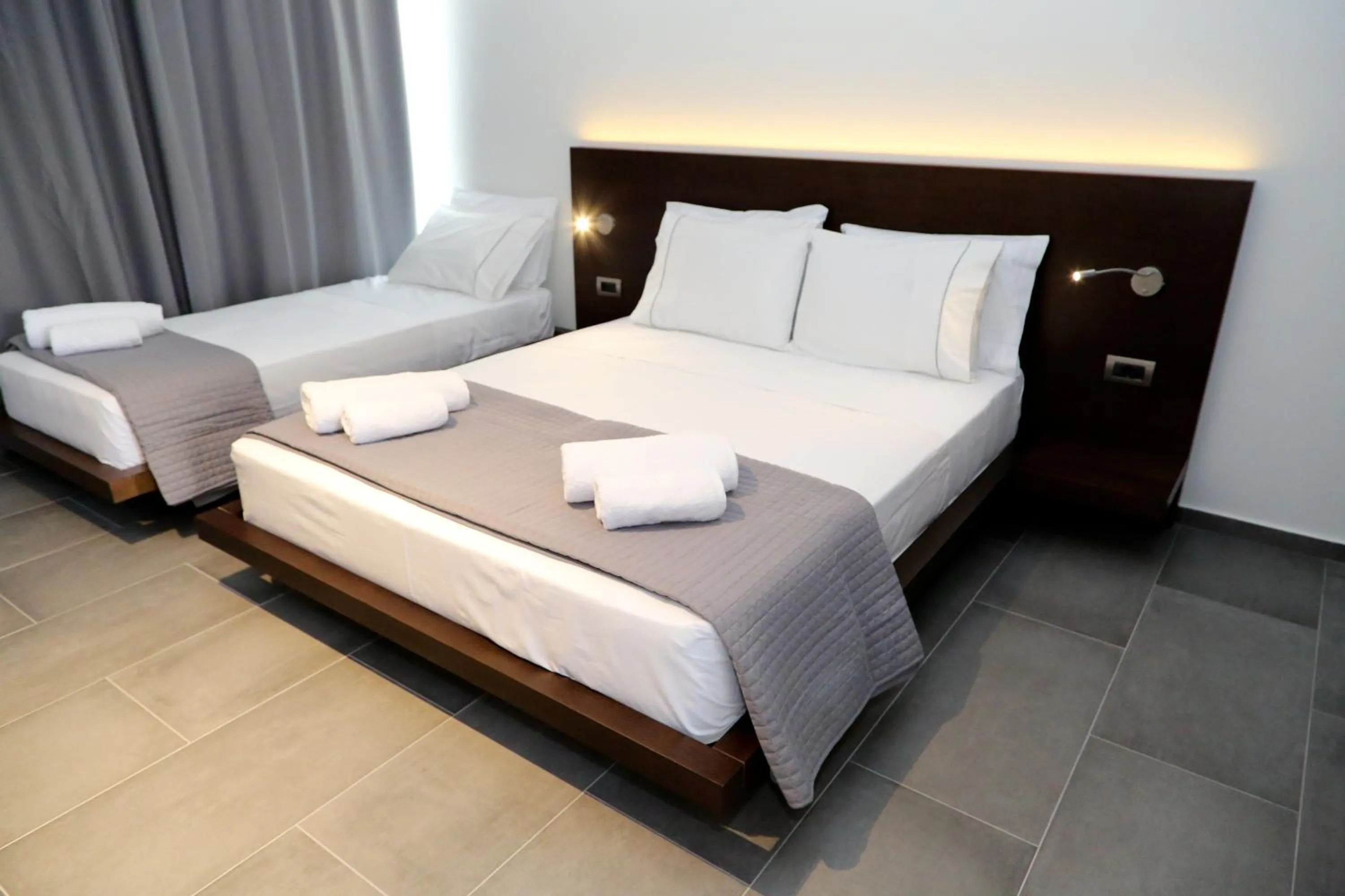 Bed in Megara Hotel