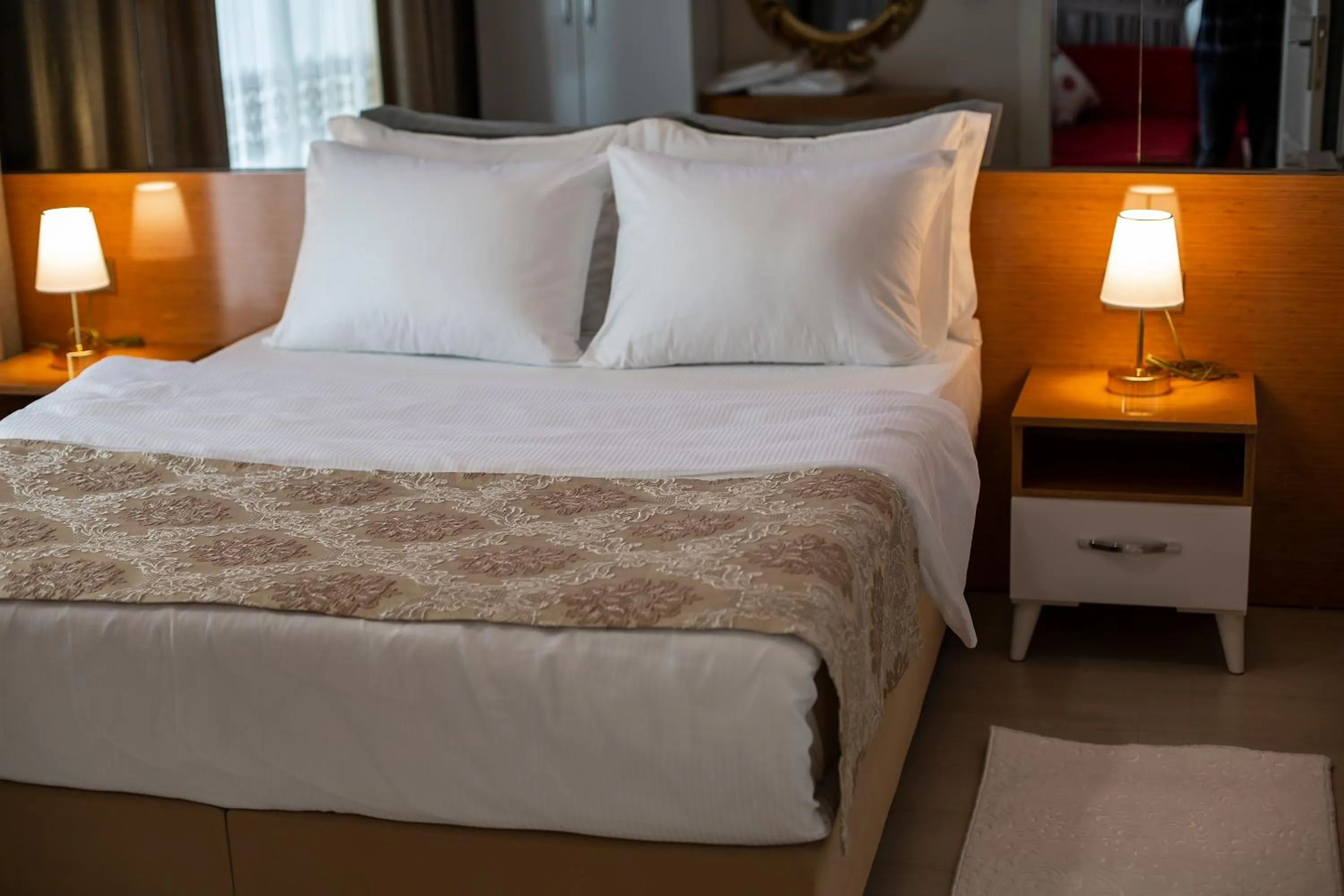 Bed in Mersin Vip House Hotel