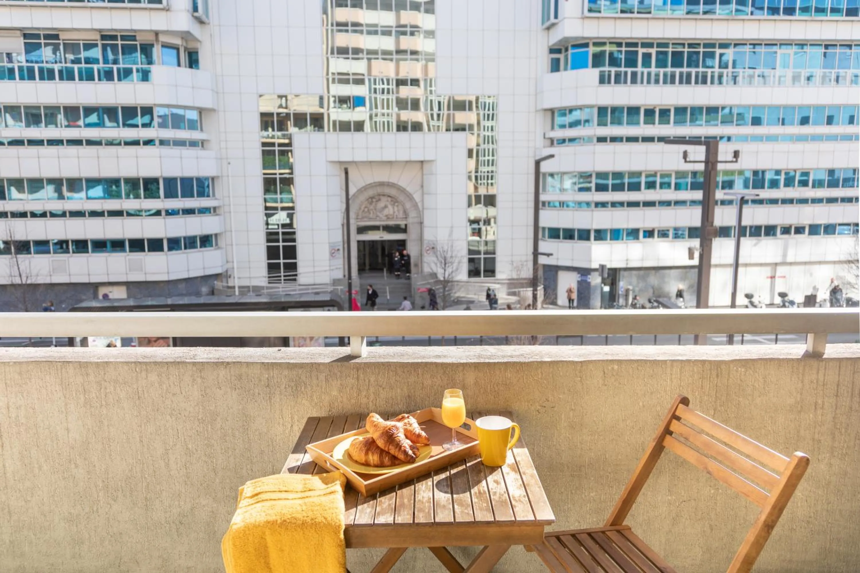 Balcony/Terrace in Cosy apartment Promenade des Anglais