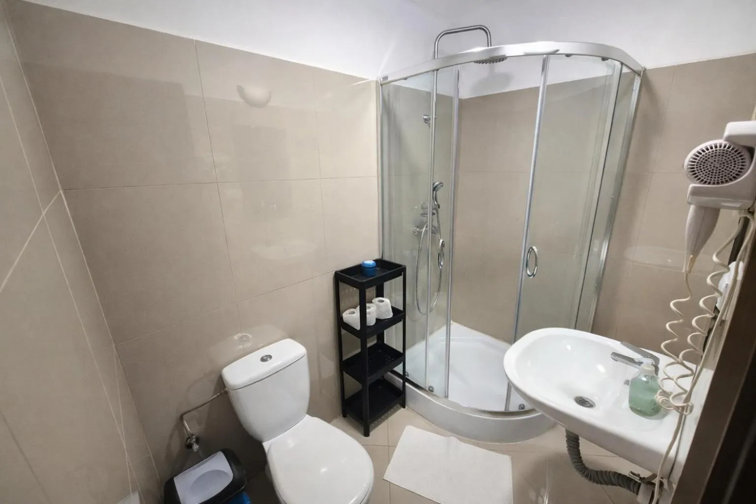 Shower in Hotel Bukowiec