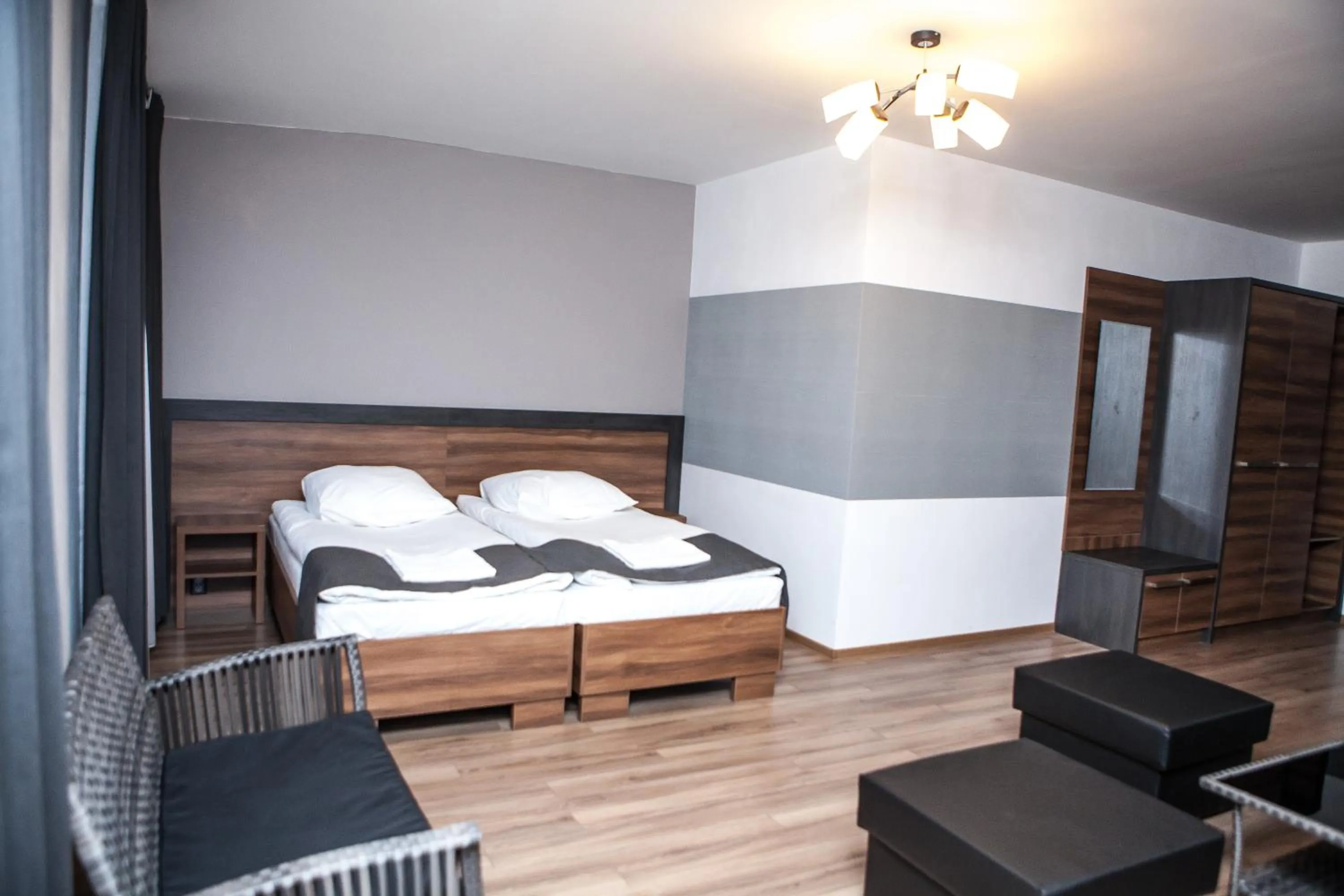 Bed in Hotel Bukowiec