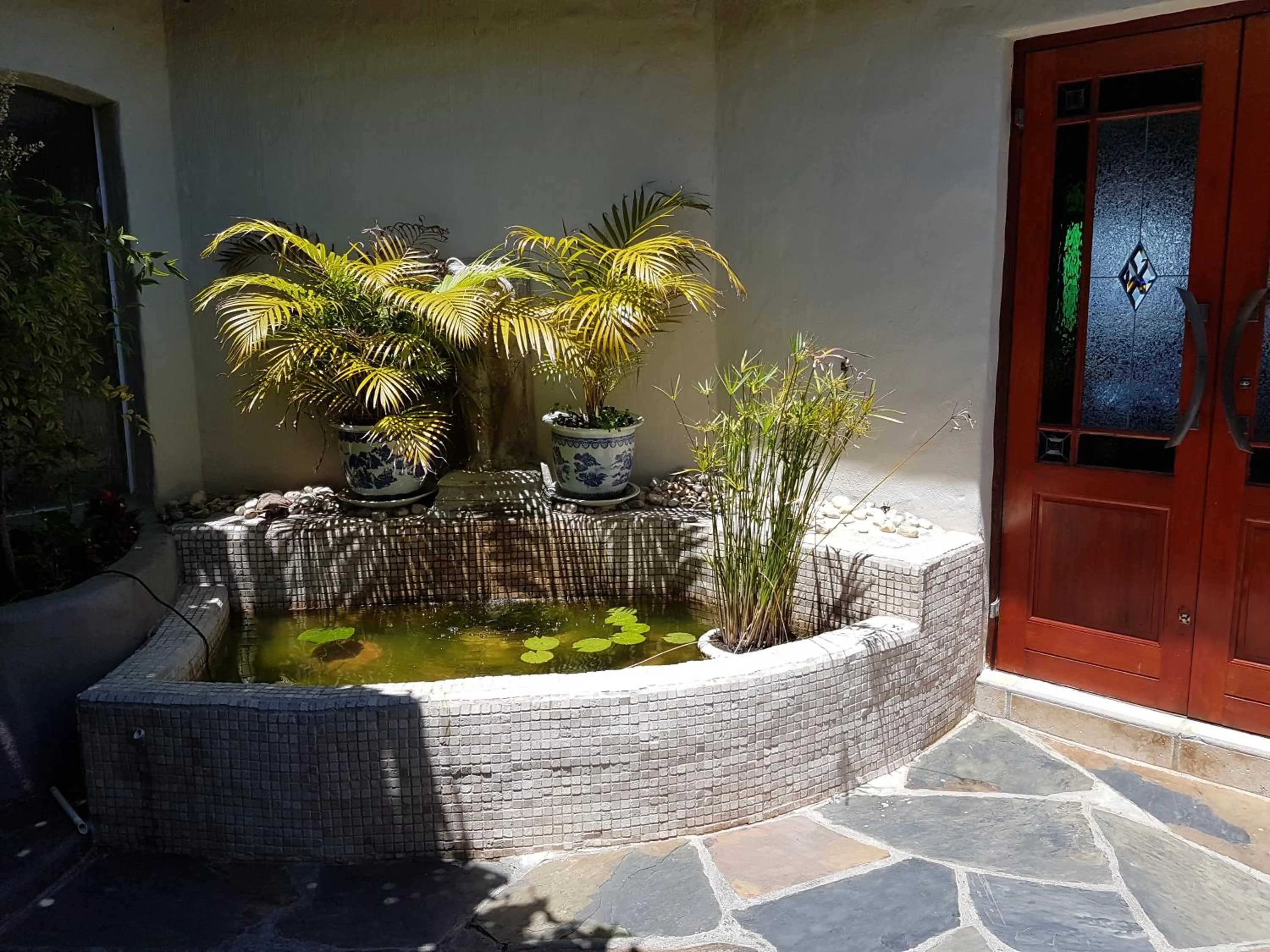 Inner courtyard view in Victorskloof Lodge