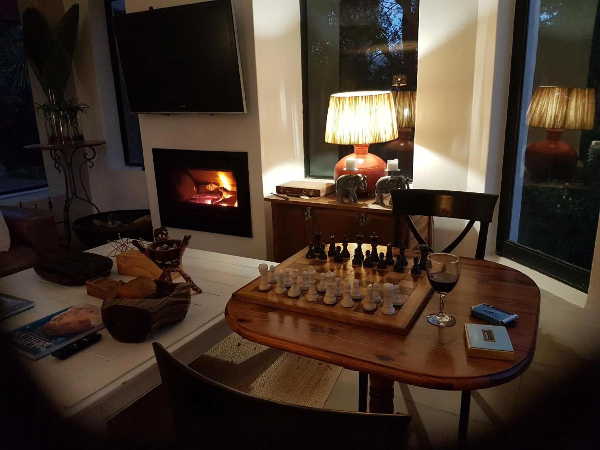 Living room in Victorskloof Lodge