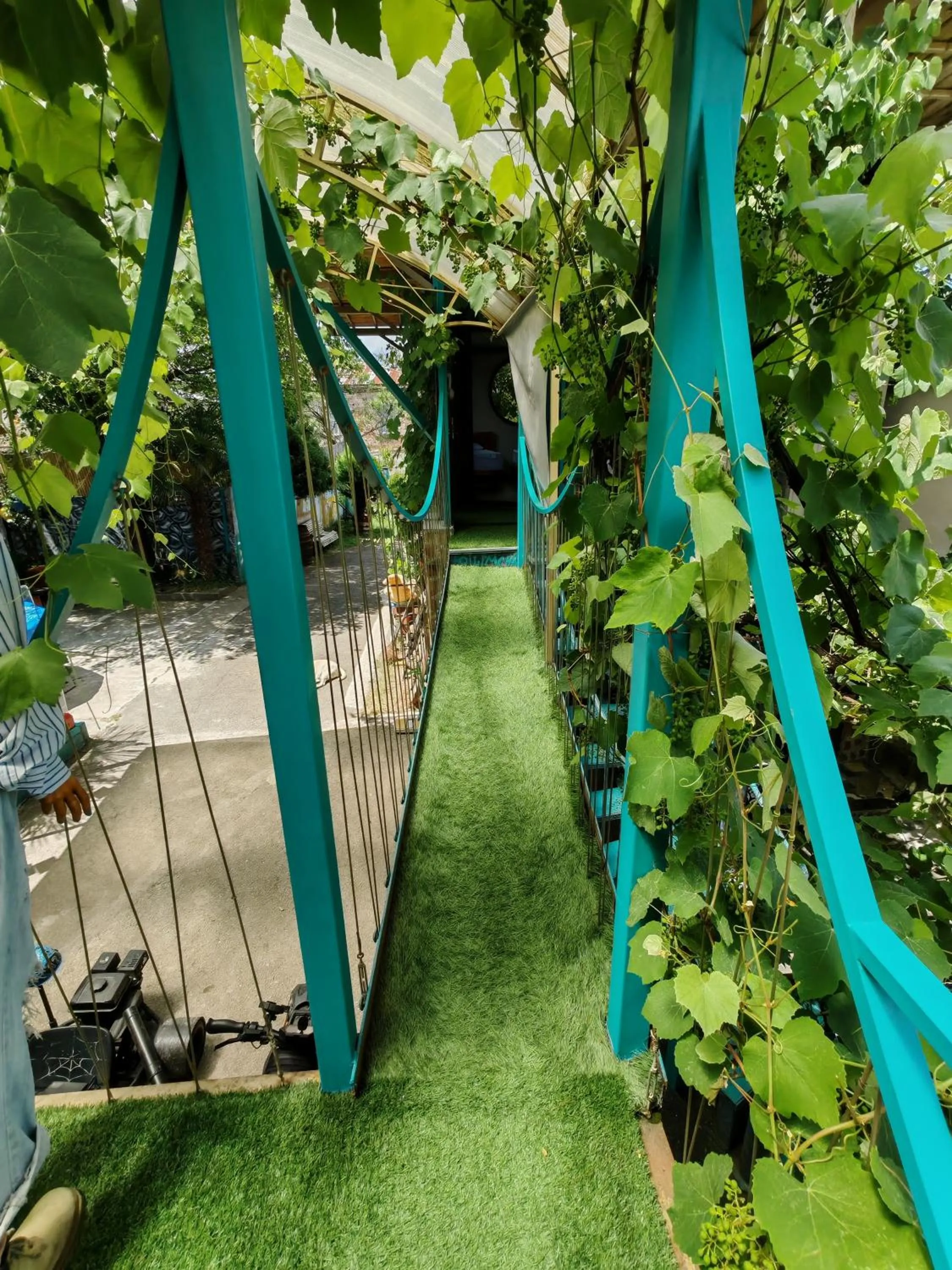 Facade/entrance in Qilimcha's Guesthouse-Art Museum