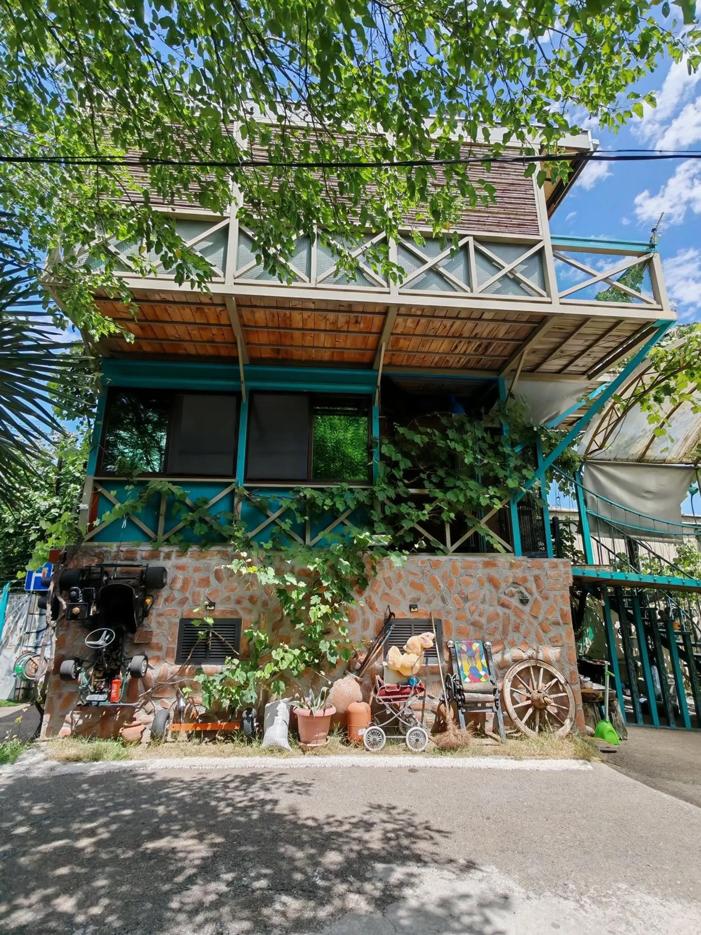 Property building in Qilimcha's Guesthouse-Art Museum