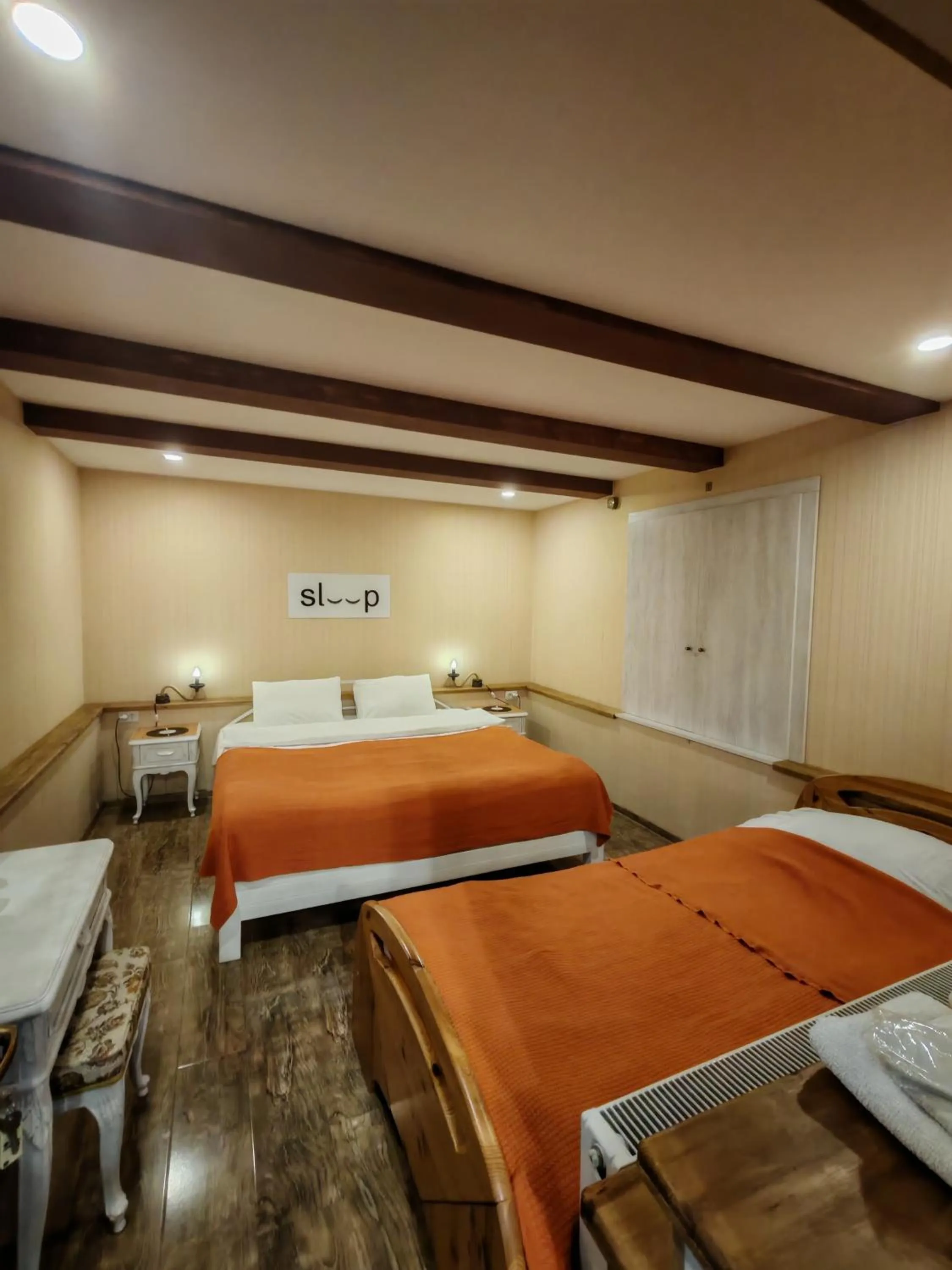 Bed in Qilimcha's Guesthouse-Art Museum