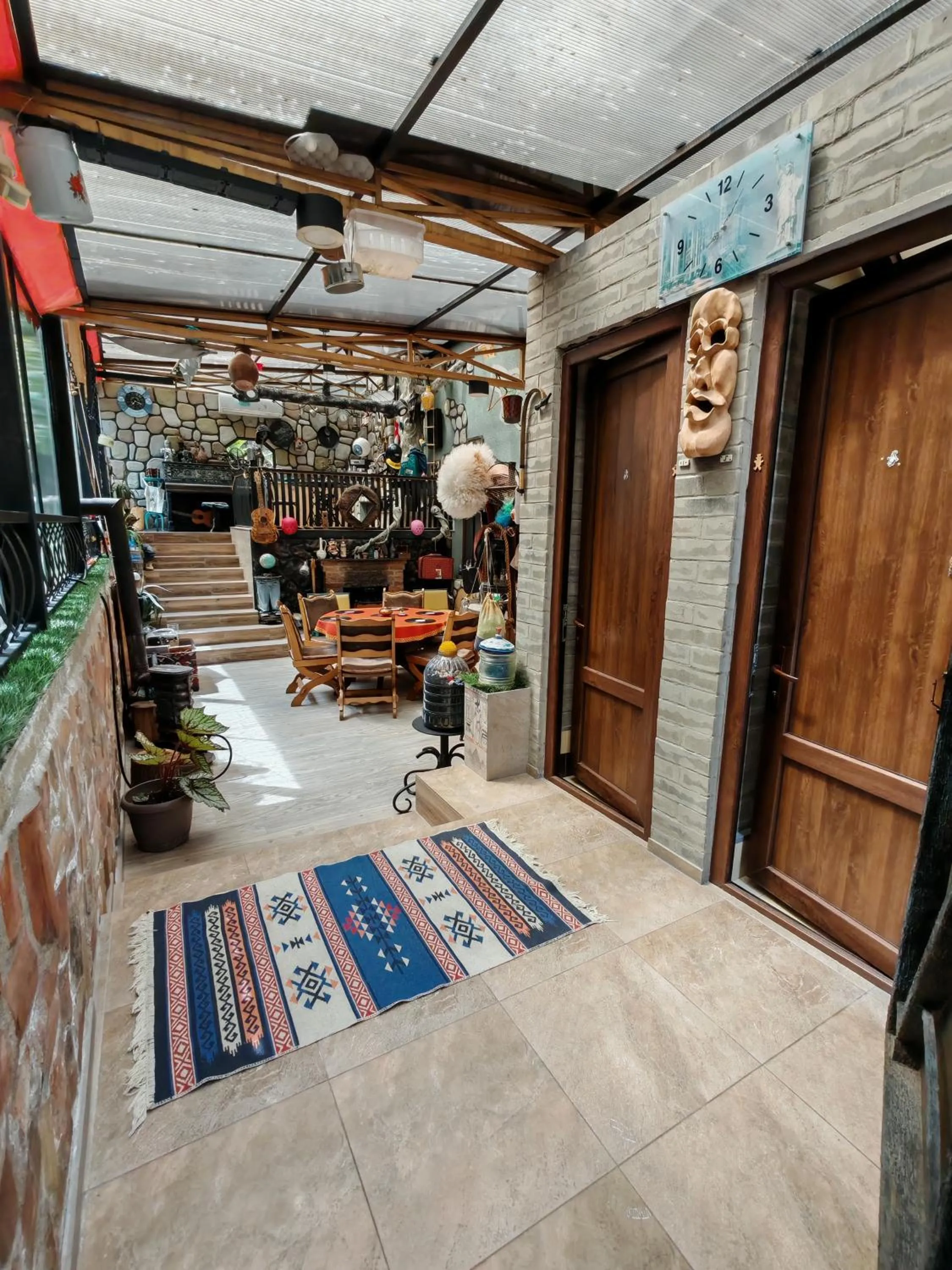 Living room in Qilimcha's Guesthouse-Art Museum