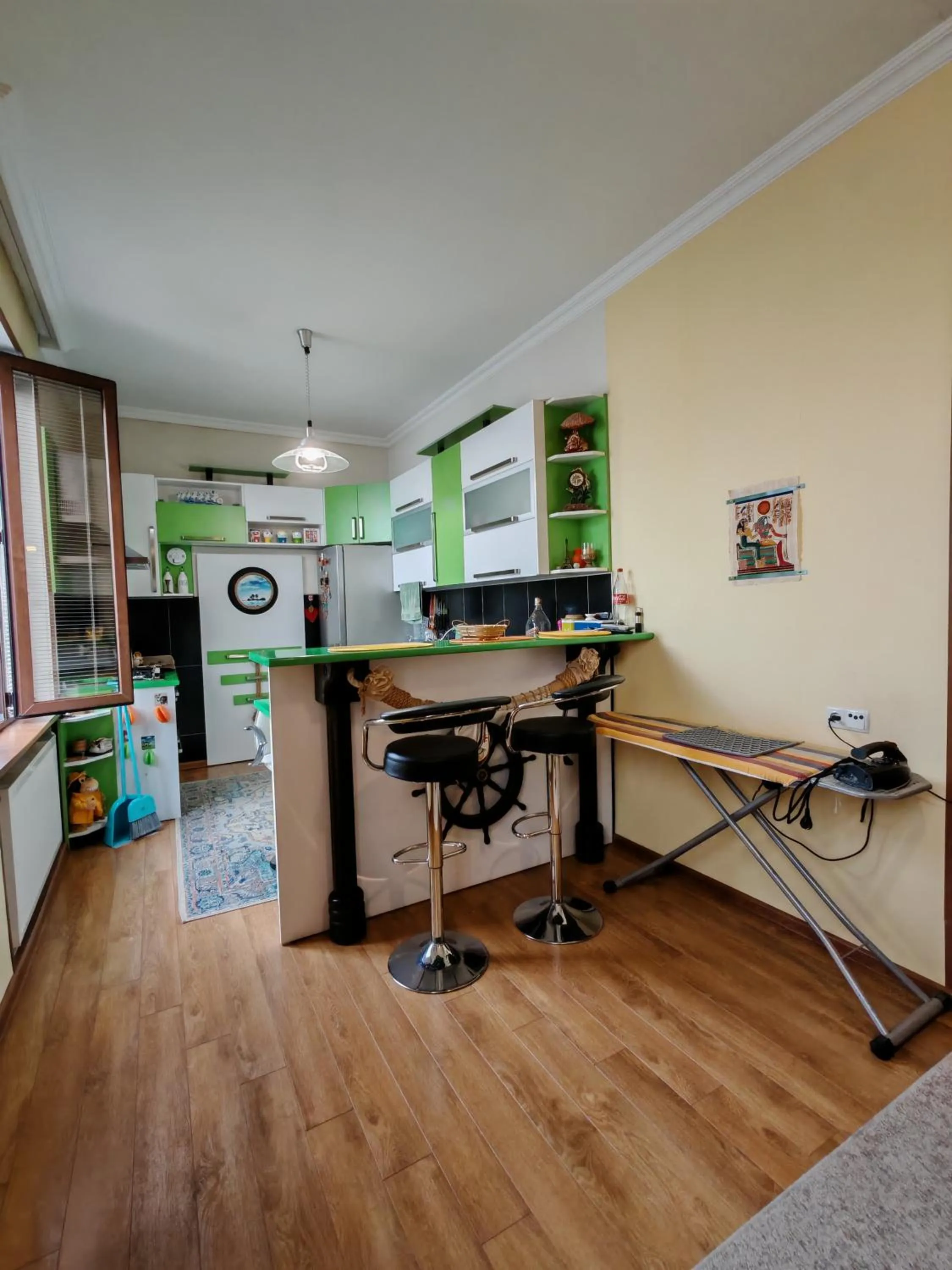 Kitchen or kitchenette in Qilimcha's Guesthouse-Art Museum