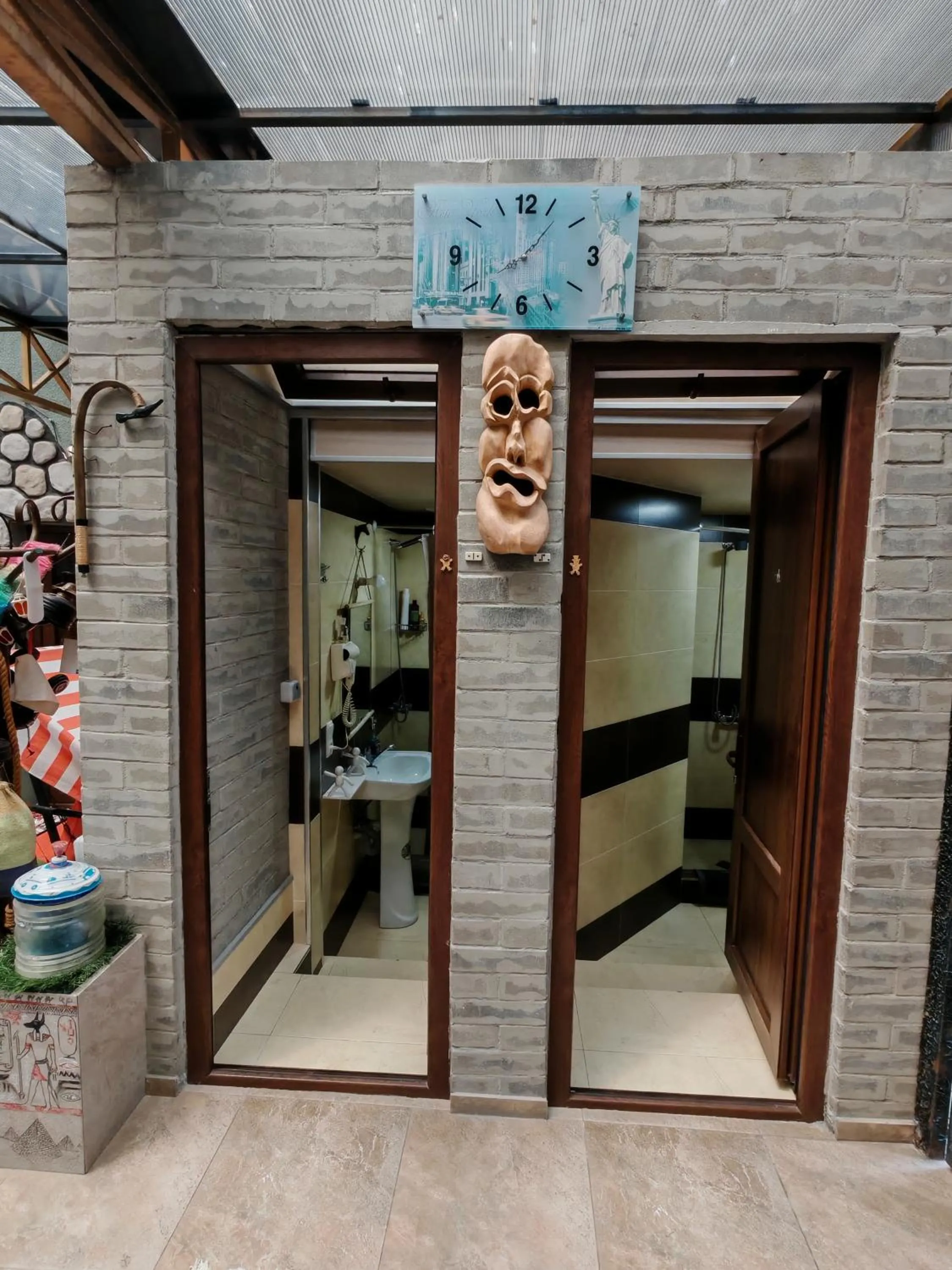 Shower in Qilimcha's Guesthouse-Art Museum