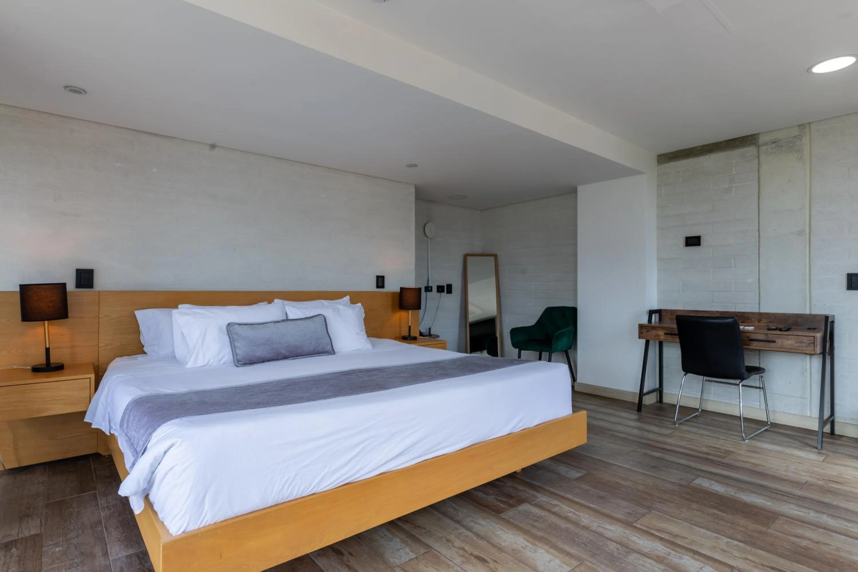 Bed in Terra Biohotel