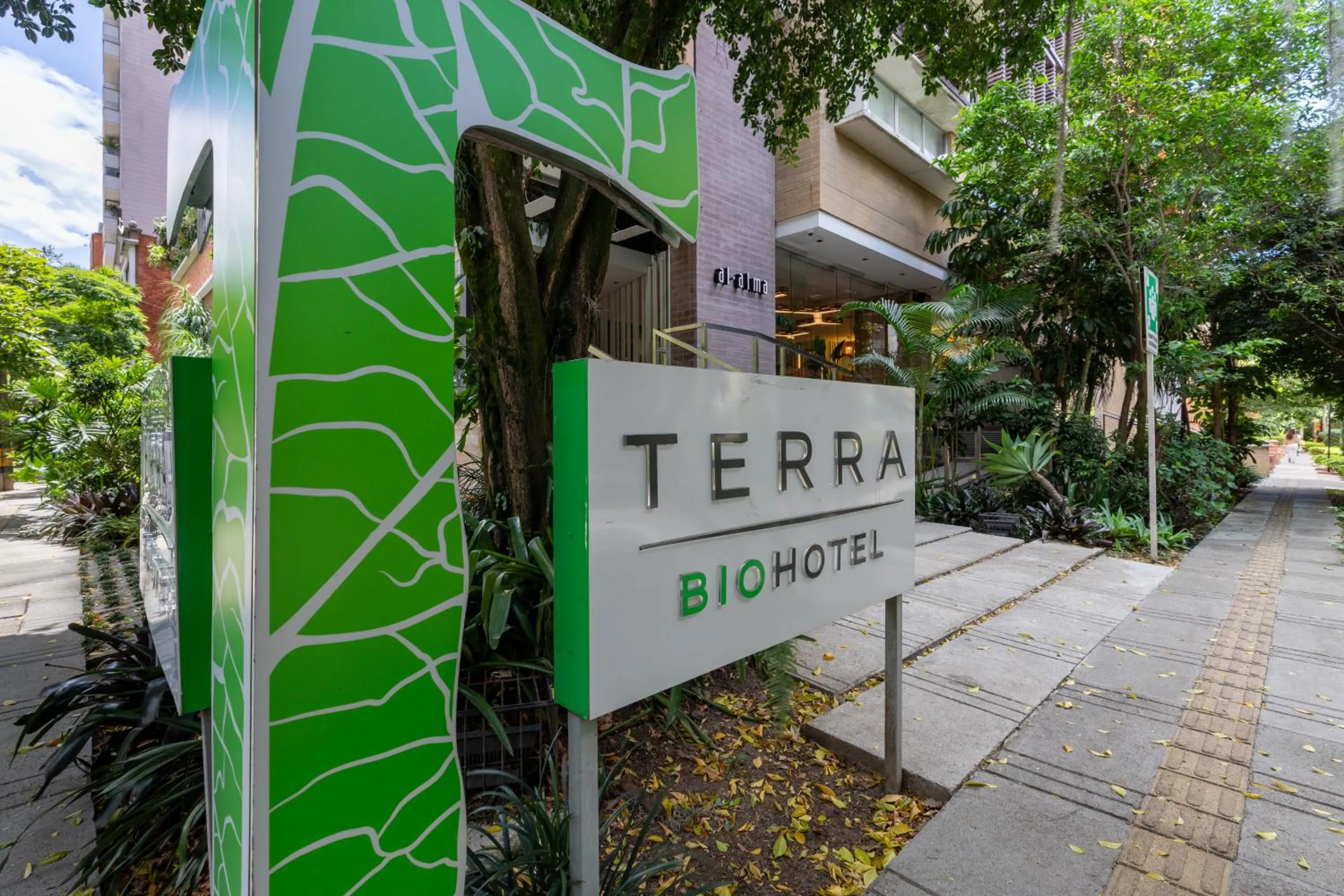 Facade/entrance in Terra Biohotel