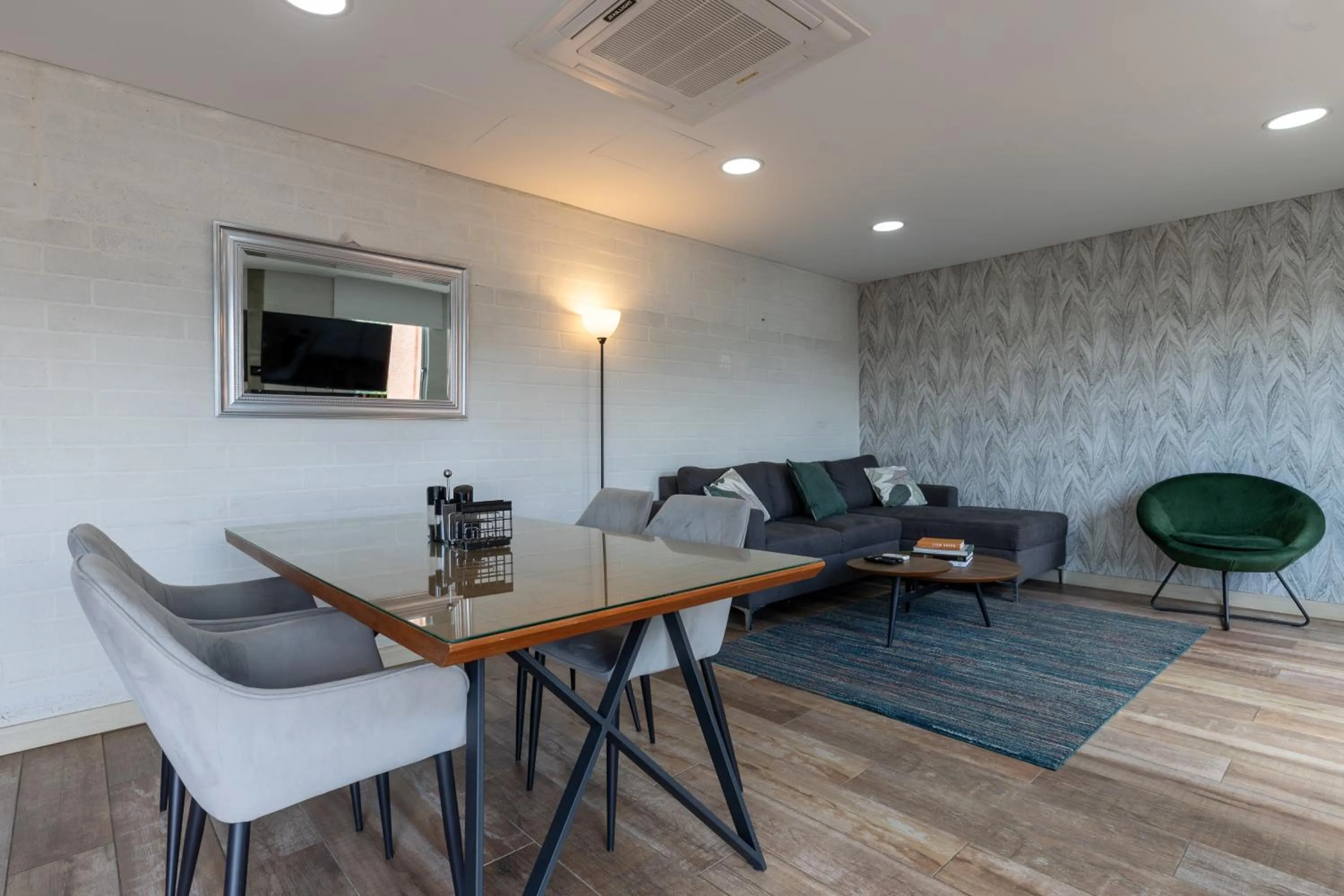 Seating area in Terra Biohotel