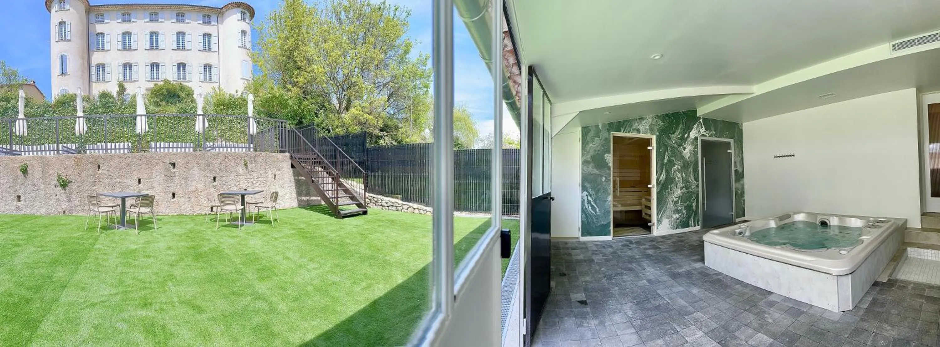 Hot Tub in Hotel Le Provence - Restaurant Le Styx