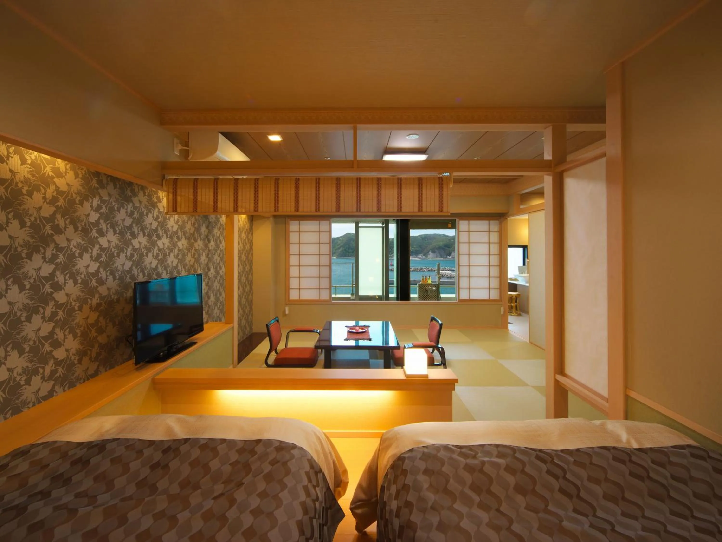 Photo of the whole room, Bed in Kichimu