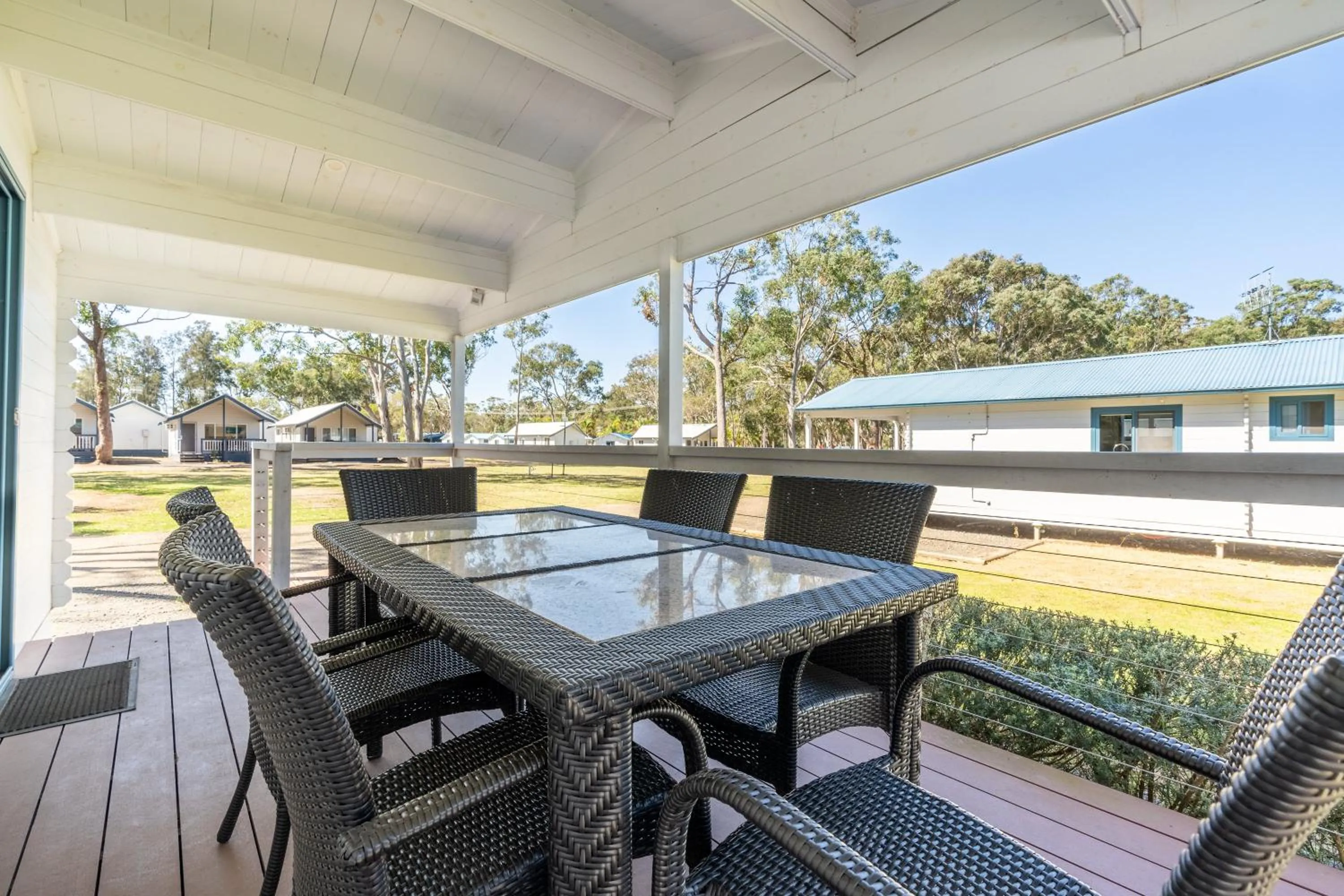 Patio in BIG4 Tasman Holiday Parks - Racecourse Beach