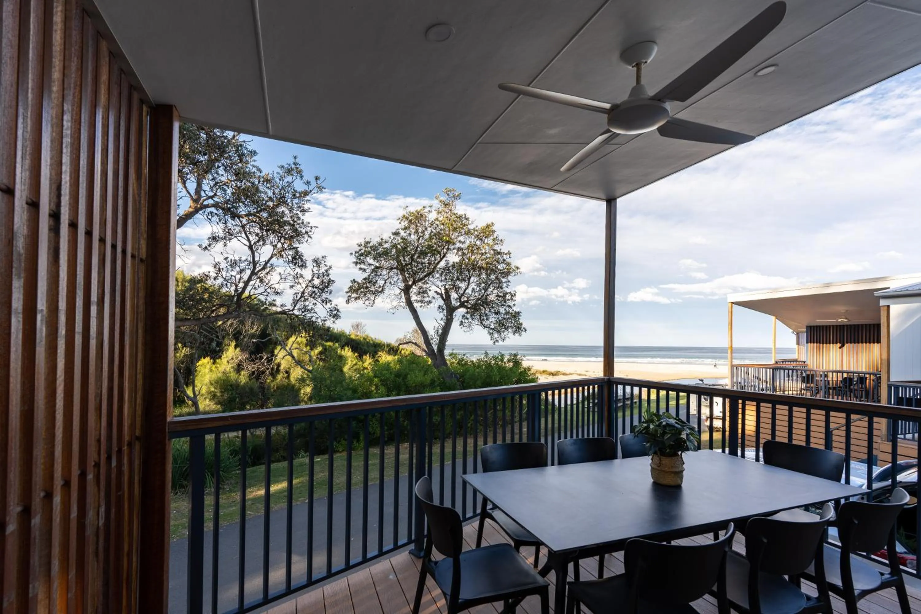 Balcony/Terrace in BIG4 Tasman Holiday Parks - Racecourse Beach