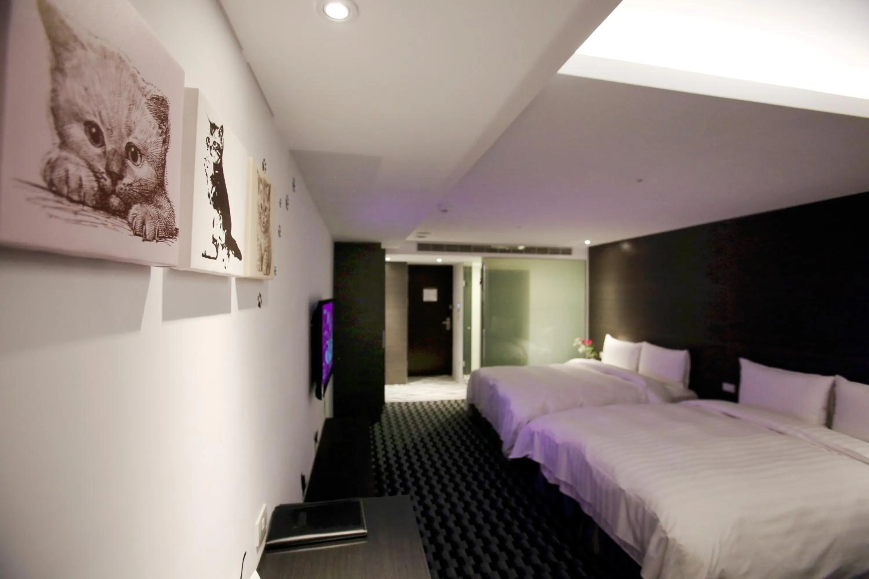 Bed in Chiayi Look Hotel