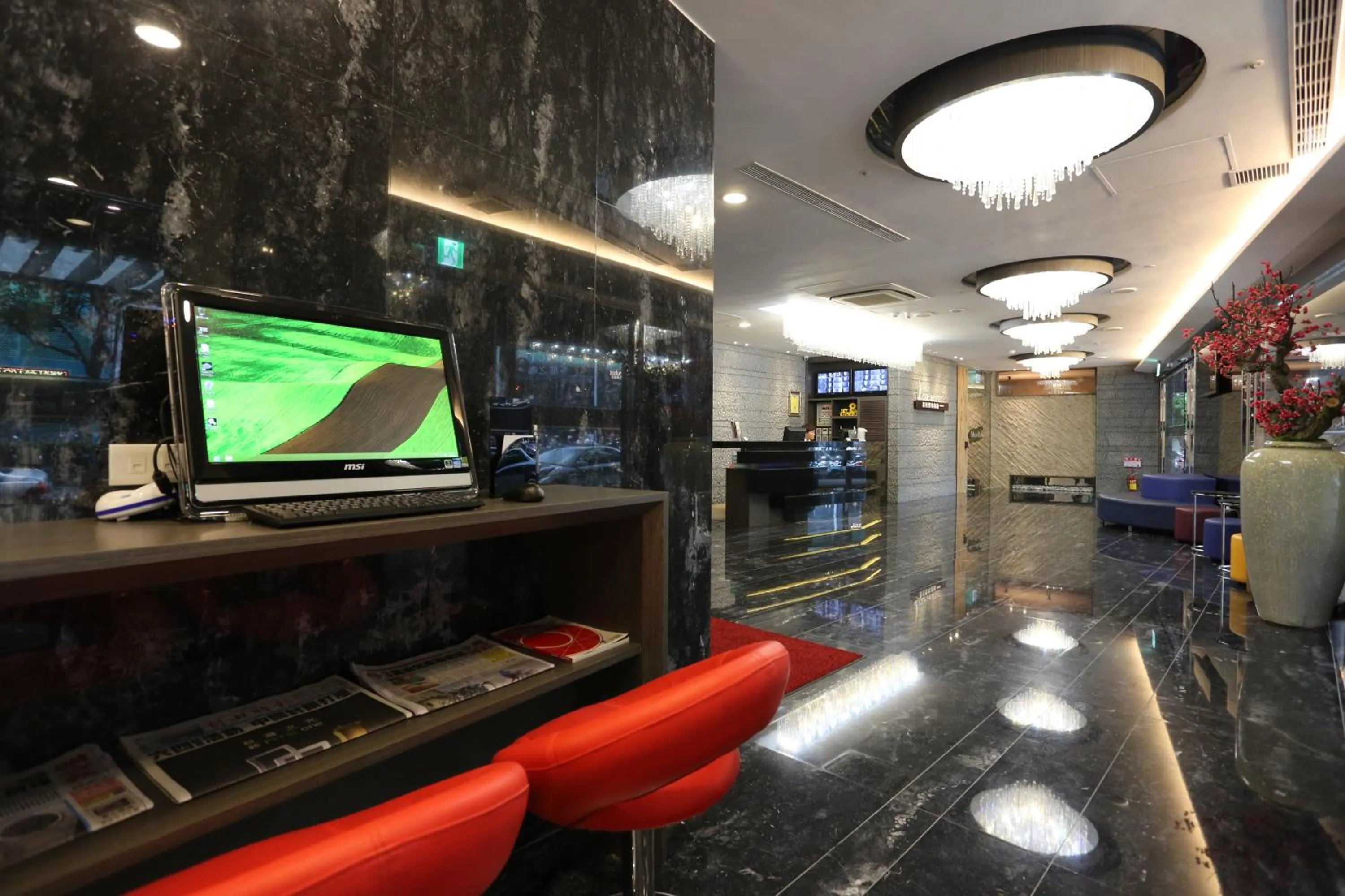 Library in Chiayi Look Hotel