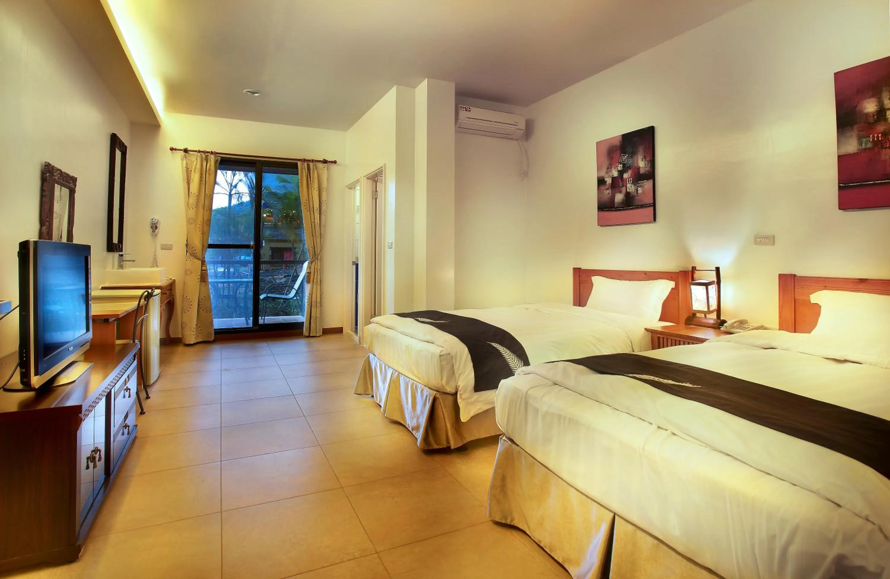 Bed in The Deer Resort