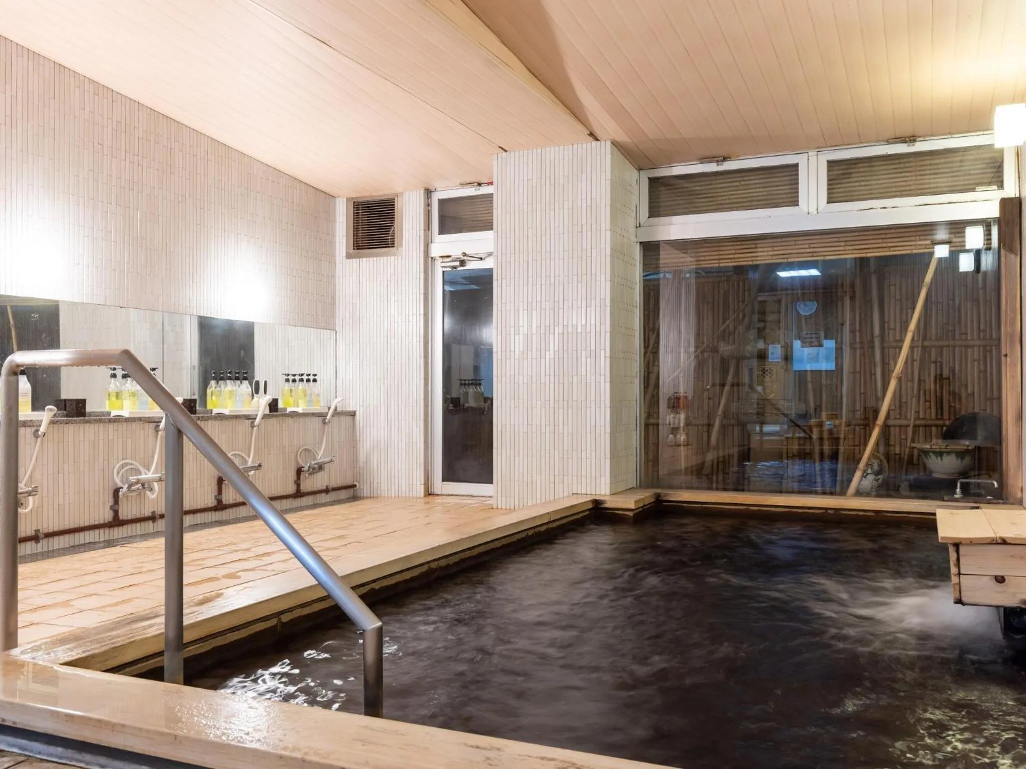 Hot Spring Bath in Kiso Mikawaya