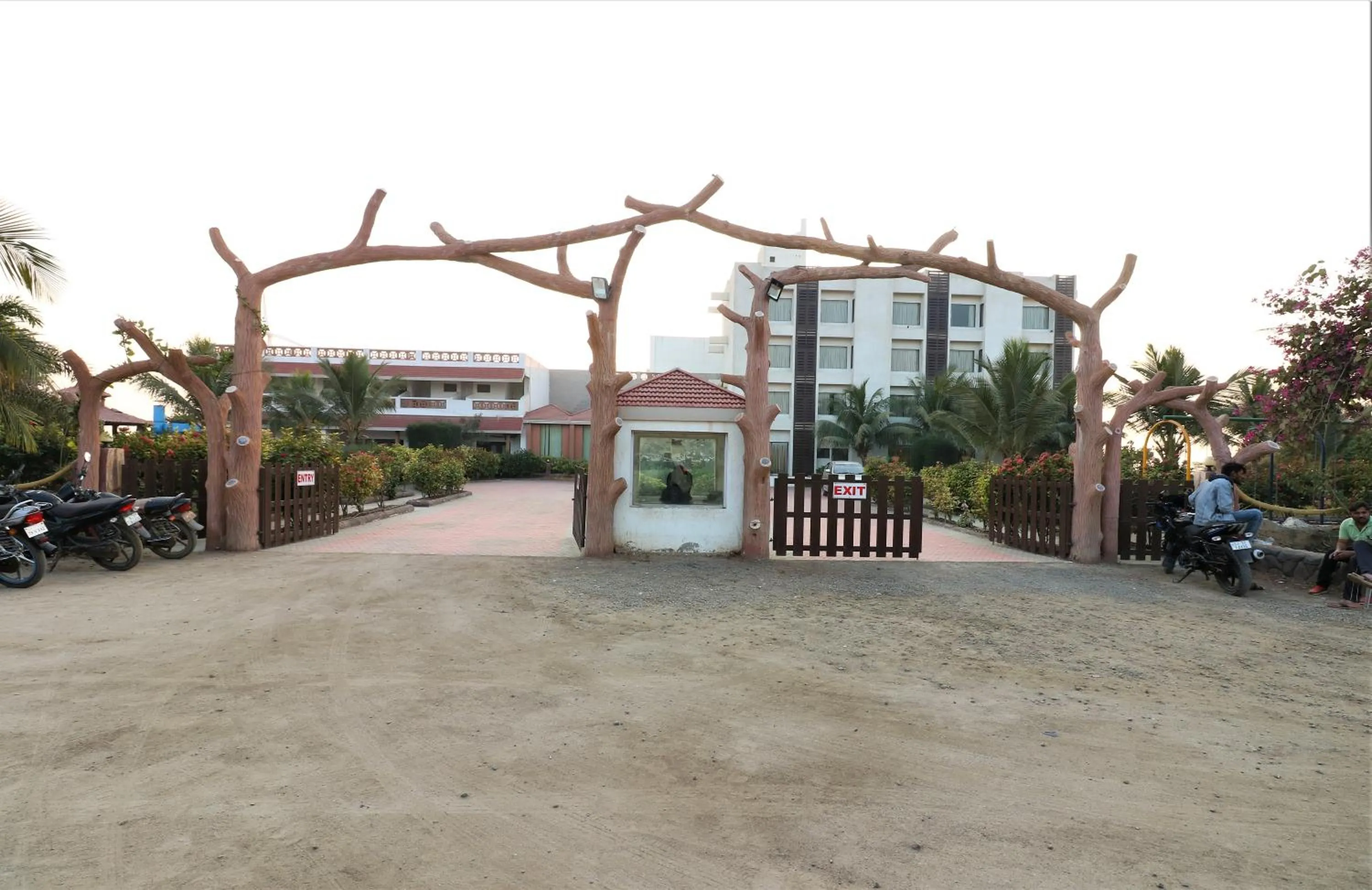 Facade/entrance in Goverdhan Greens Resort Dwarka l Hotels In Dwarka