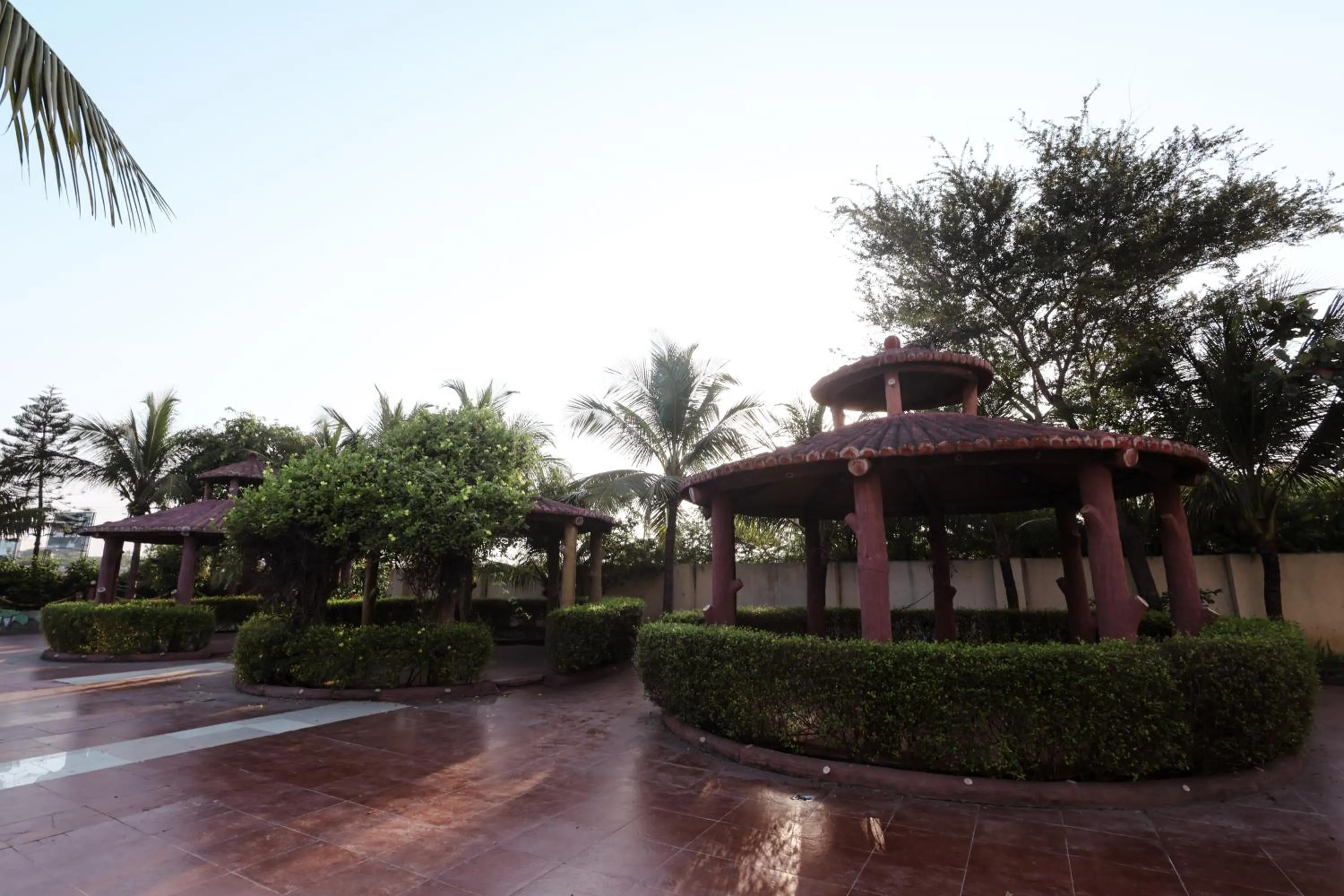 Patio in Goverdhan Greens Resort Dwarka l Hotels In Dwarka