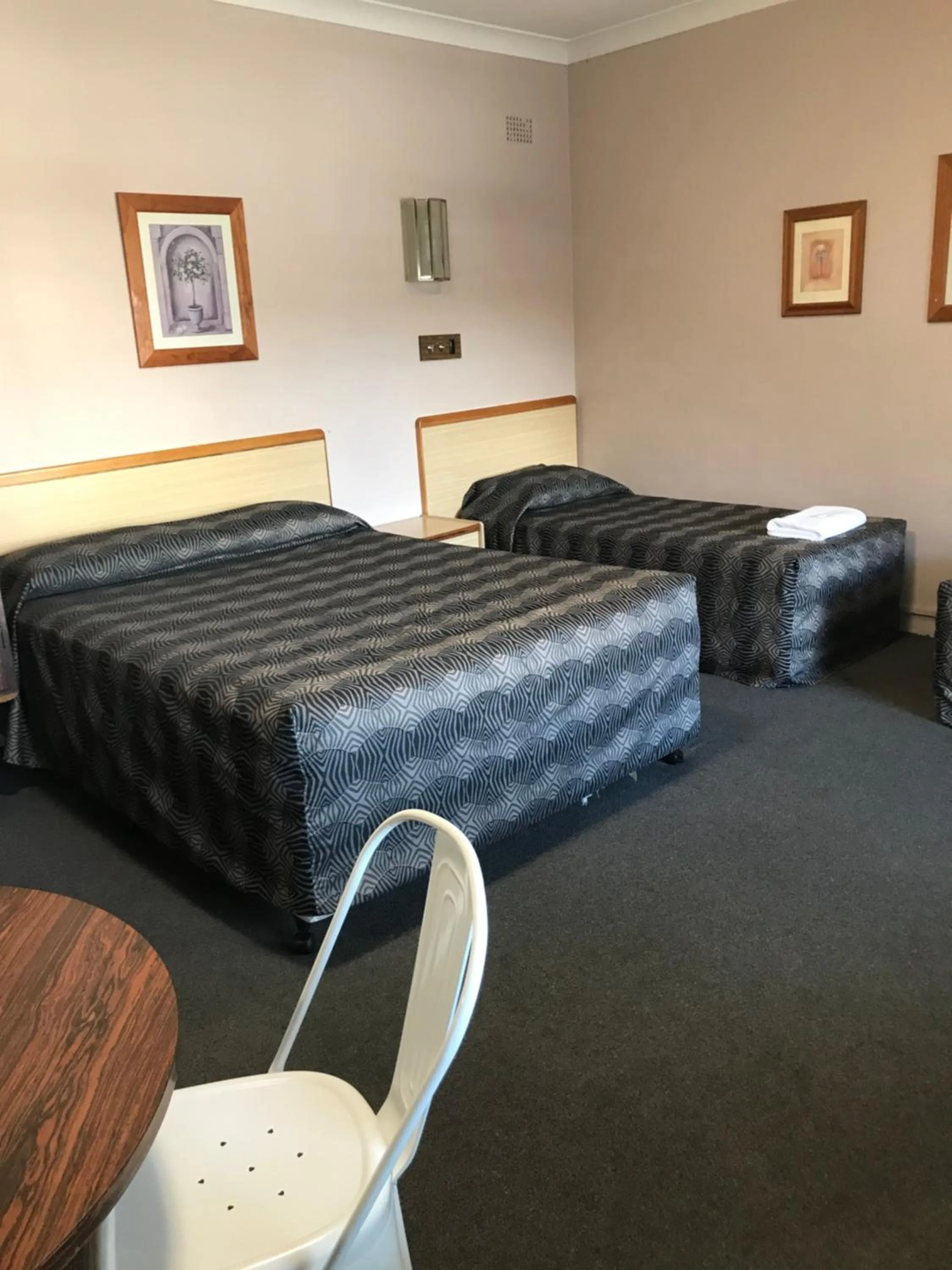 Bed in Downtown Motel