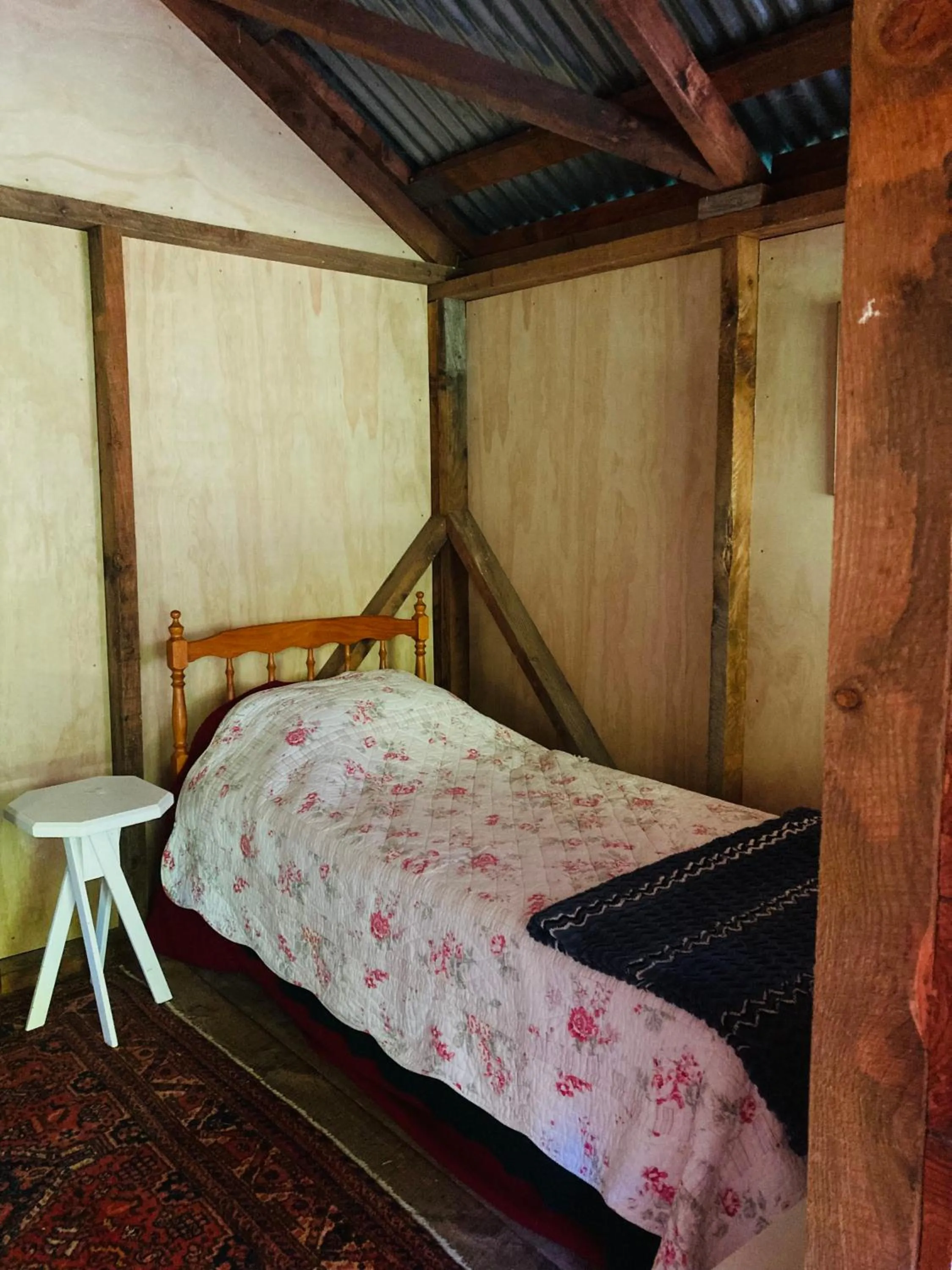 Bed in Waikonini Homestead
