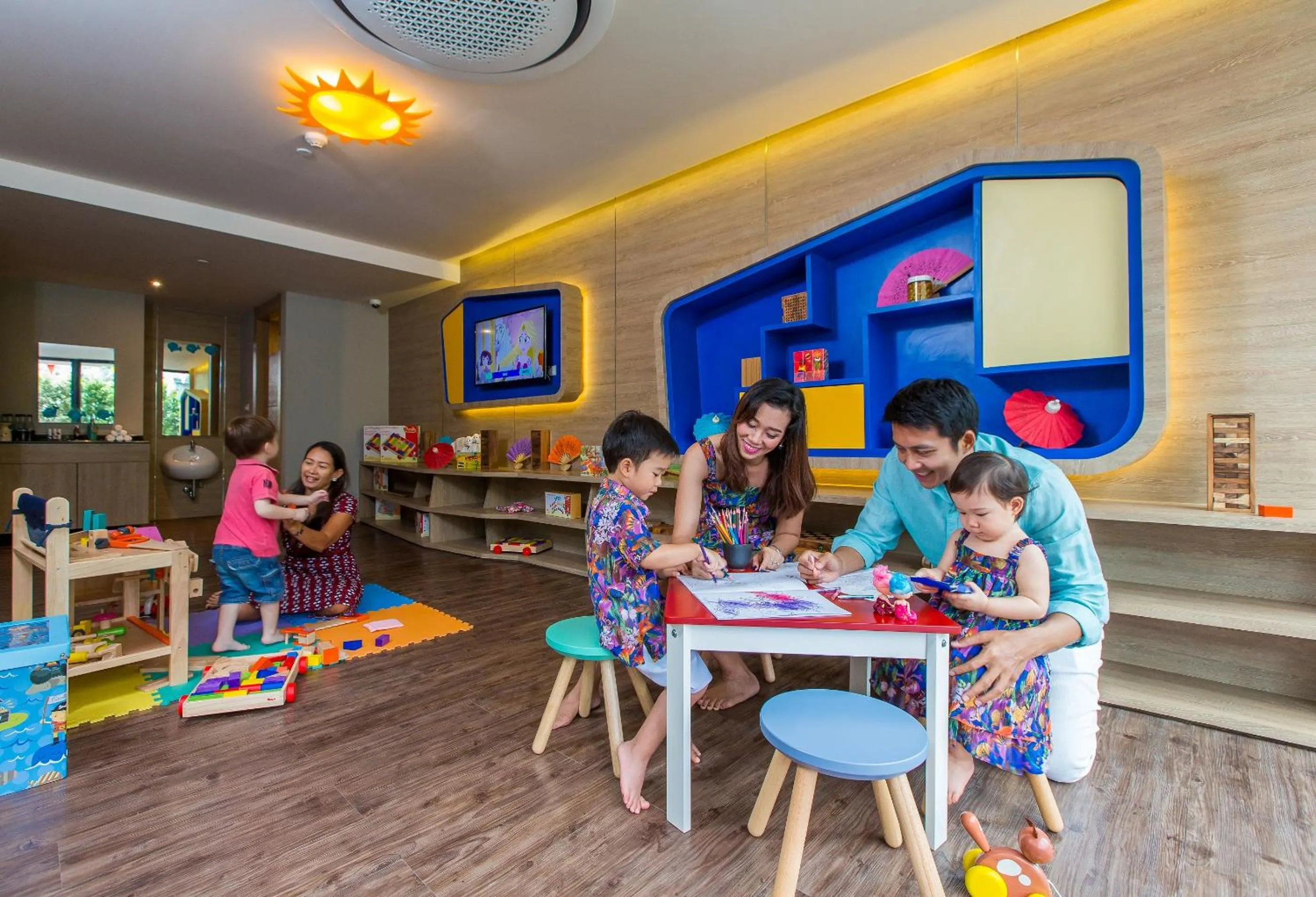 Children play ground in Fusion Suites Phuket Patong