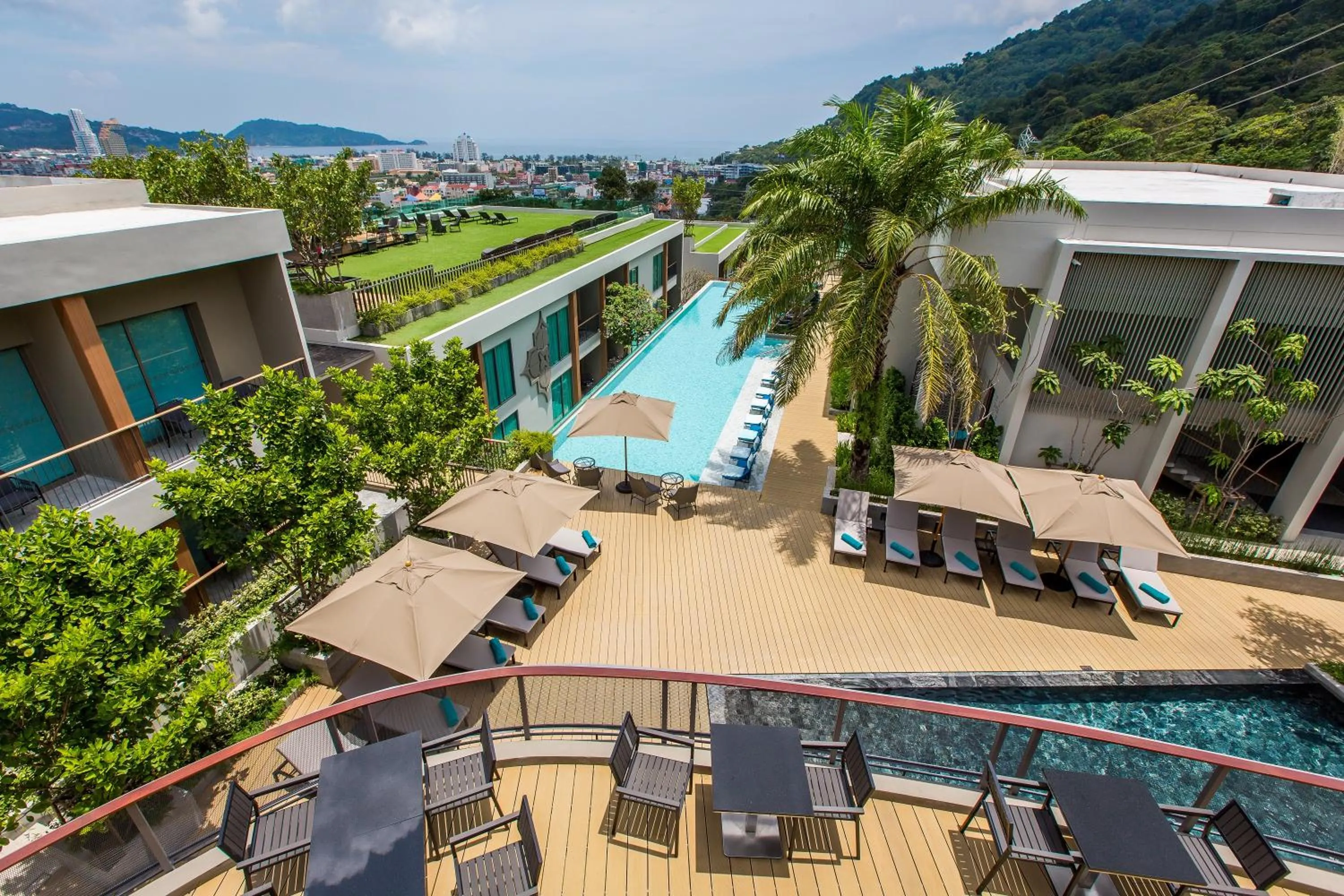 Balcony/Terrace in Fusion Suites Phuket Patong