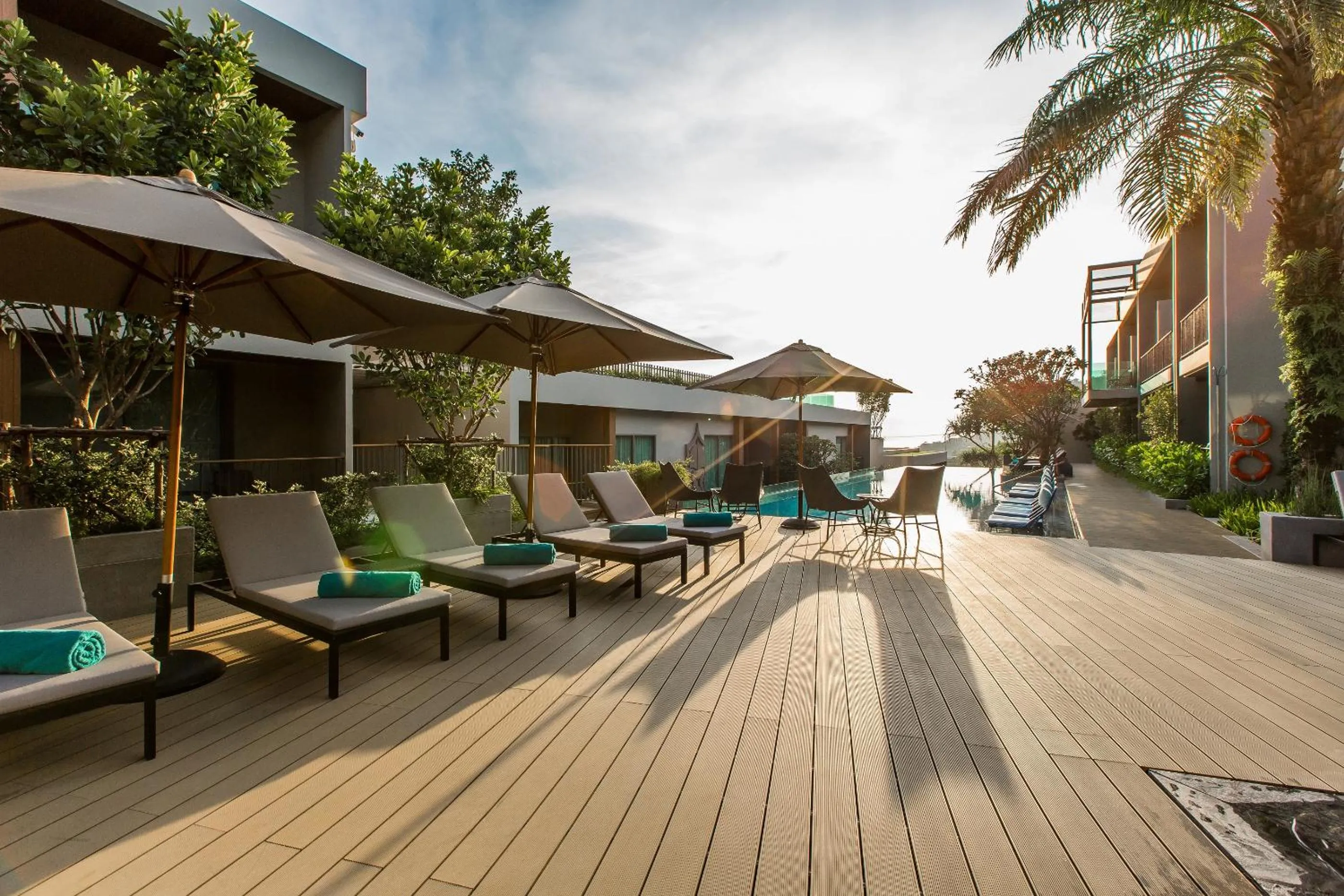 Balcony/Terrace in Fusion Suites Phuket Patong